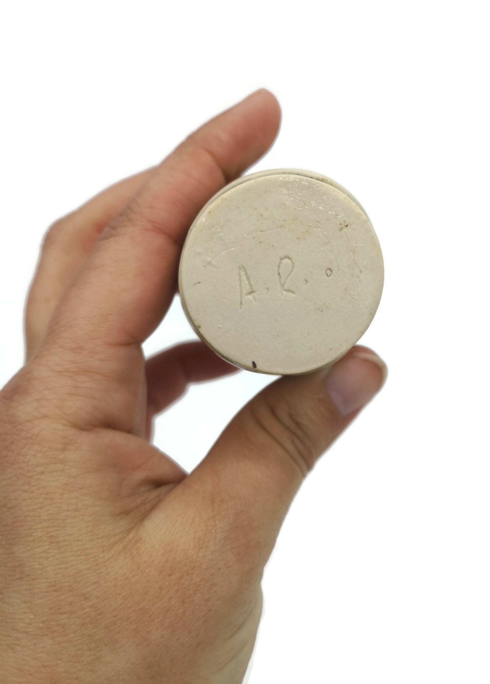 MINIATURE BOTTLE, SMALL Ceramic Bottle With Cork Stopper, Mini Bottles, Handmade Pottery Vase, 9th anniversary gift for wife, mom birthday - Ceramica Ana Rafael