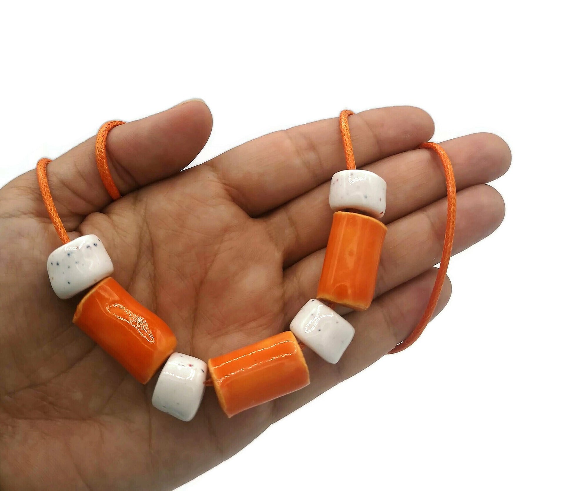 Everyday Necklace, Trendy Beaded Necklace Best Gifts For Her, Boho Statement Necklace, Colorful Aesthetic Mothers Day Gift From Daugher - Ceramica Ana Rafael