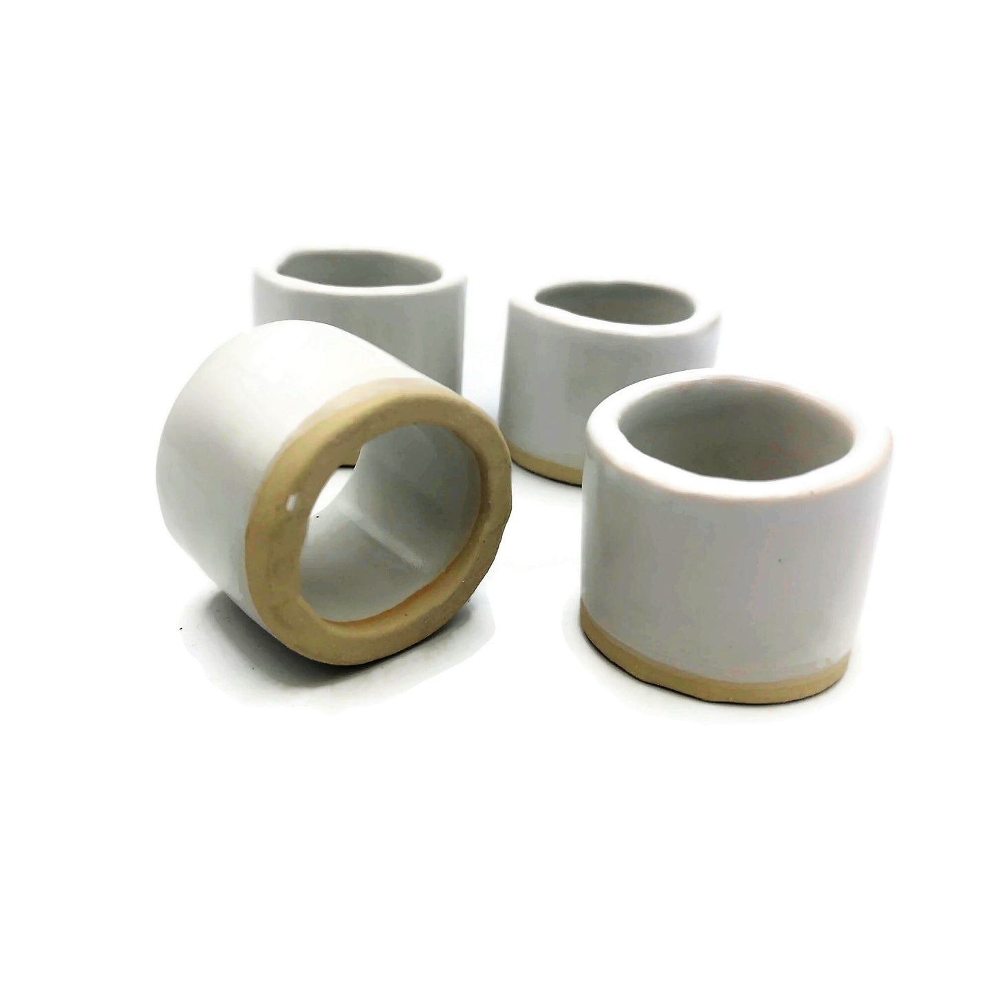 LARGE TUBE BEADS, 1 Pc Unique Clay Beads For Macrame, 35mm Long Ceramic Beads, Decorative Craft Beads With Large Hole 30mm - Ceramica Ana Rafael