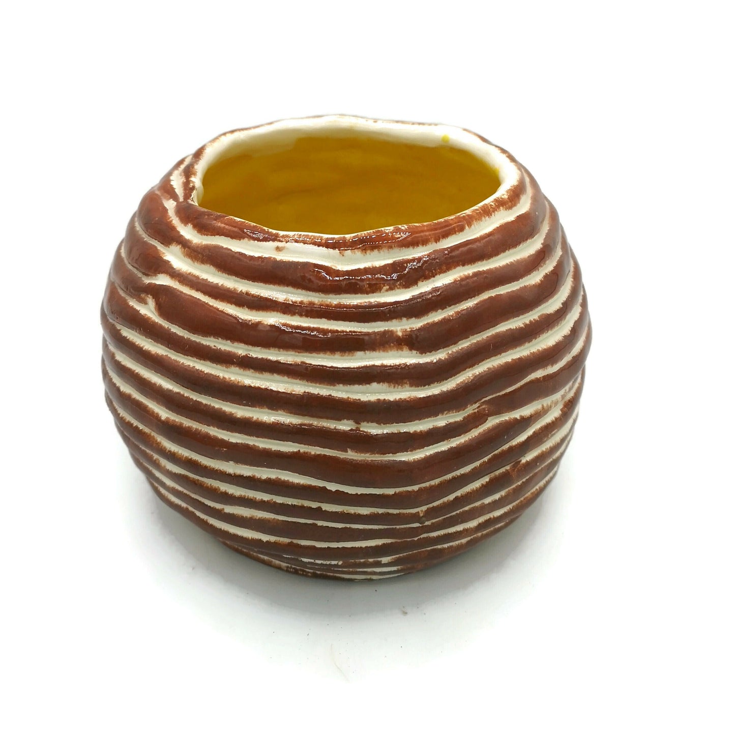 SCULPTURAL CERAMIC VASE, Handmade Textured Farmhouse Vase For Flowers, Decorative Housewarming Gift First Home, Bud Vase - Ceramica Ana Rafael