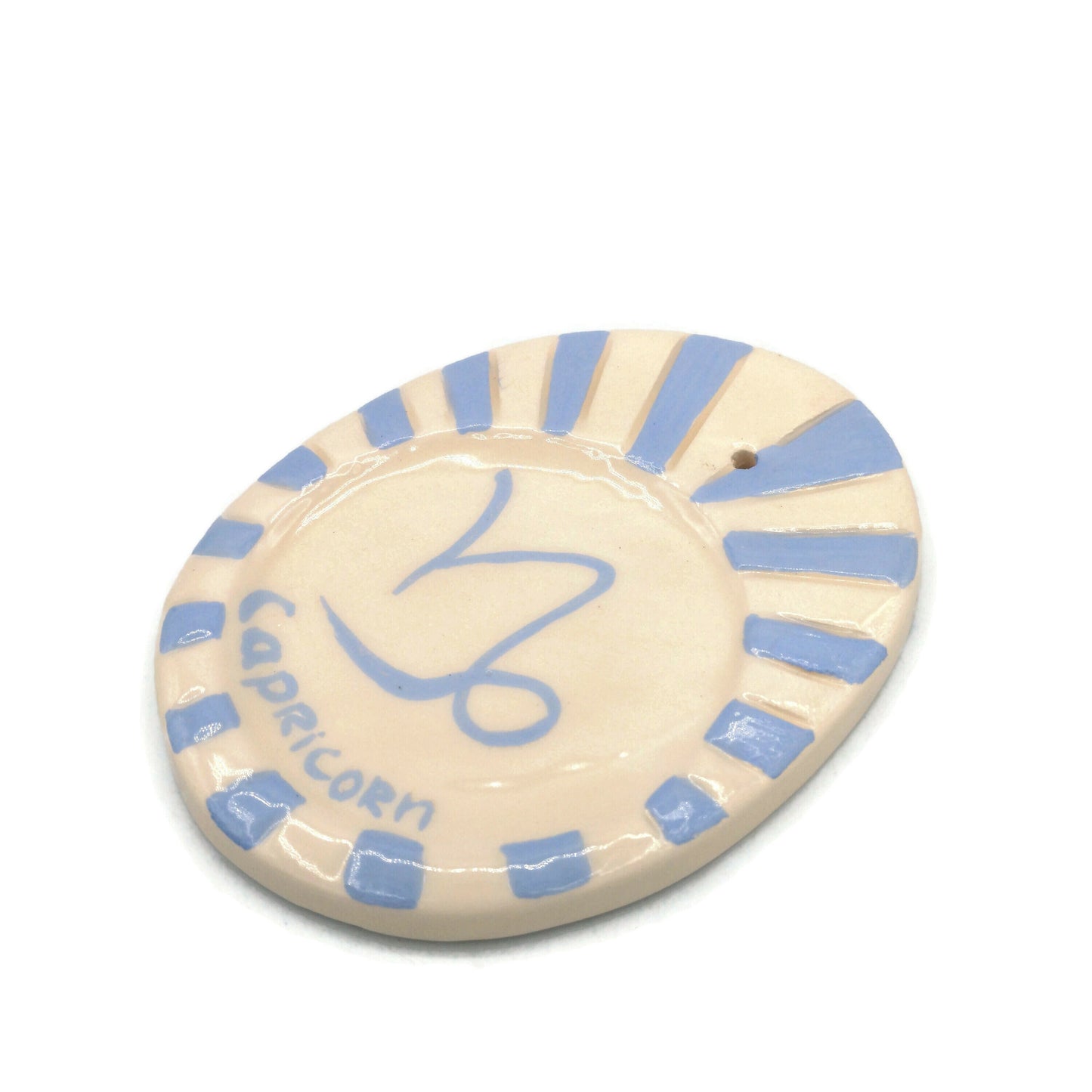 INCENSE TRAY, CAPRICORN Gift, Mothers Day Gift From Daughter, Clay Incense Stick Holder, Cone Incense Burner, Mom Birthday Gift - Ceramica Ana Rafael