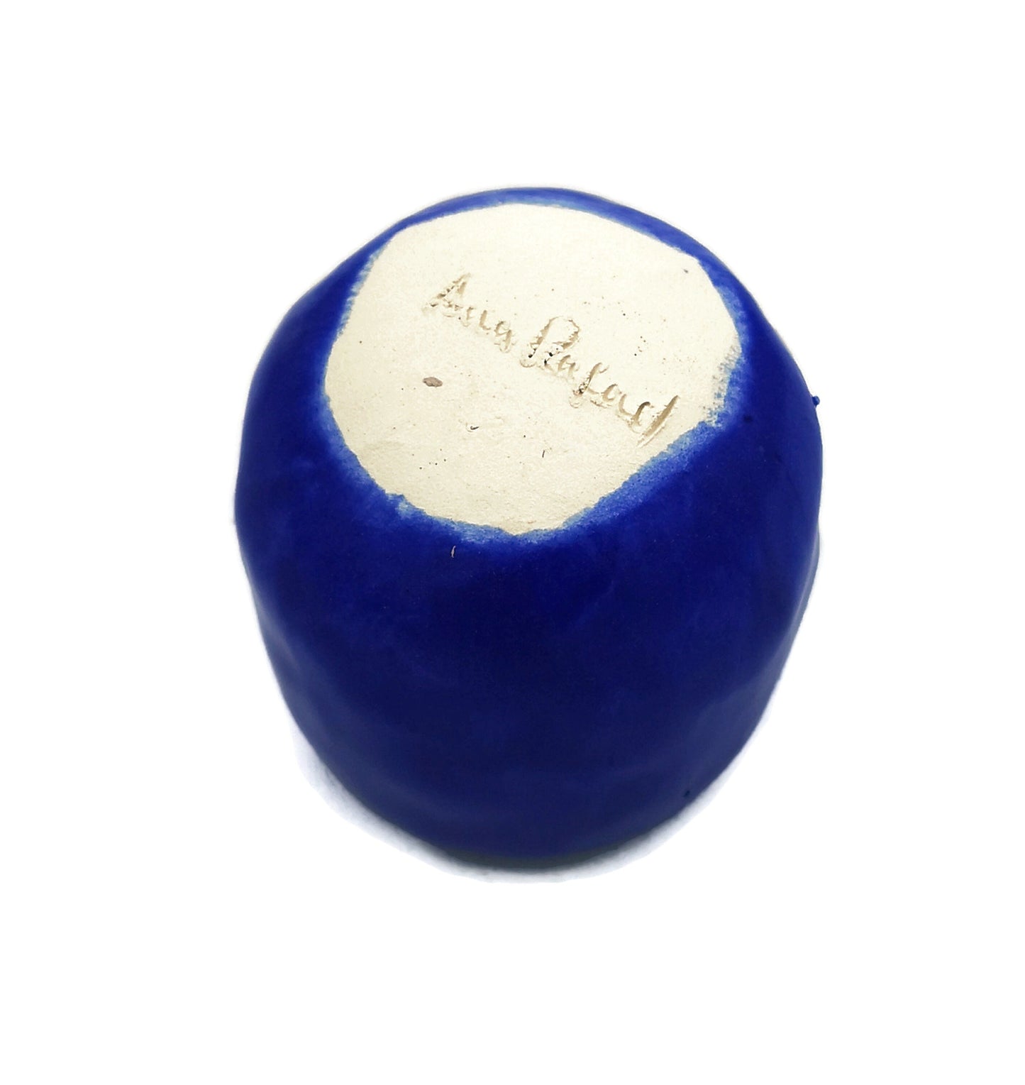 BLUE CERAMIC PLANTER, Clay Planter, Cactus Pot, Mothers Day Gift, Office Desk Accessories For Men, Housewarming Gift First Home - Ceramica Ana Rafael