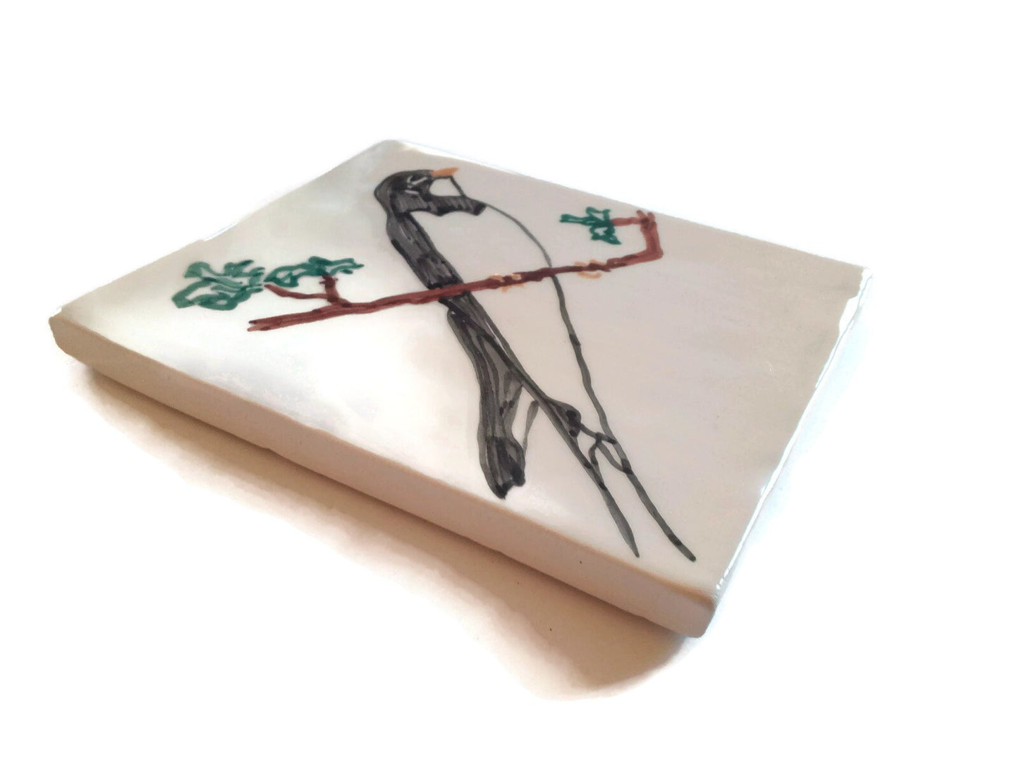 Hand Painted Swallow Bird Tiles For Backsplash, Bird Lovers Mother's Day Gift From Daughter, Handmade Ceramic Decorative Tiles Best Sellers - Ceramica Ana Rafael