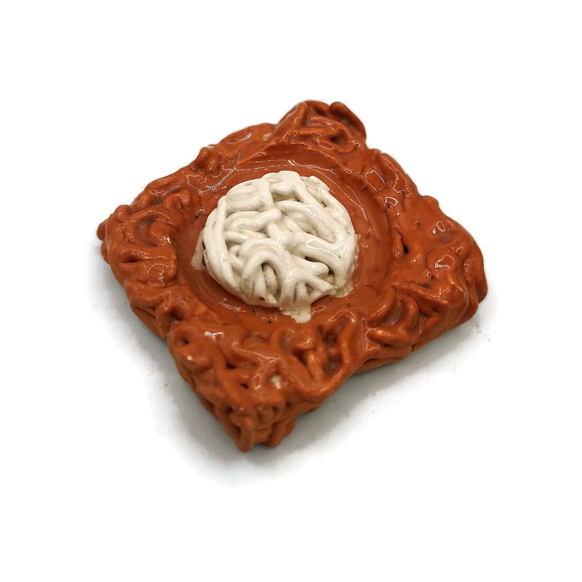 Sophisticated Brooch, Mothers Day Gift From Daughter, Handmade Brooch Gift, Best Gifts For Her, Mom Birthday Gift For Women - Ceramica Ana Rafael