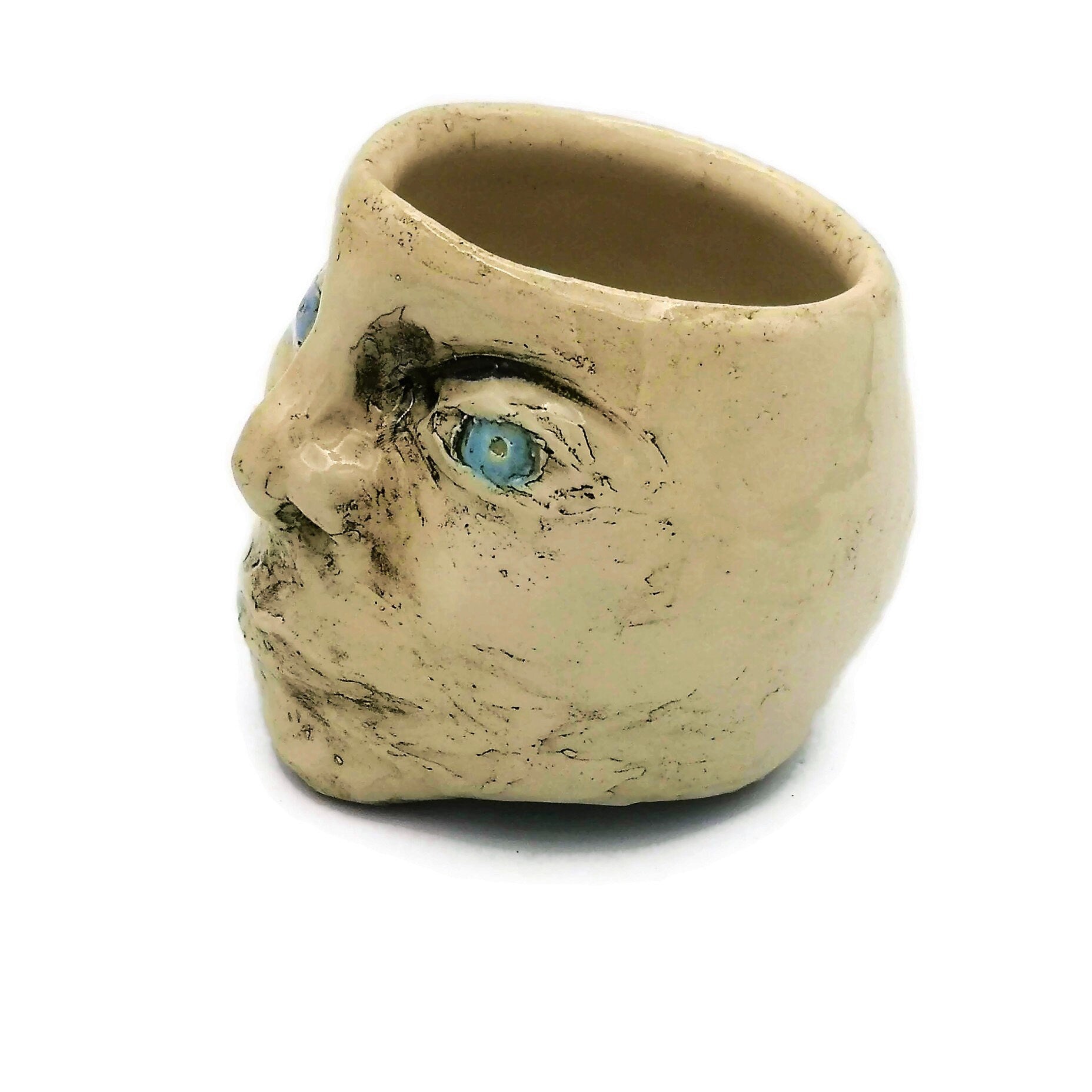 Handmade Ceramic Head Planter Pots, Indoor Modern Ceramic Vase, House Warming Gifts For Her, Cute Ceramic Sculpture Pottery - Ceramica Ana Rafael