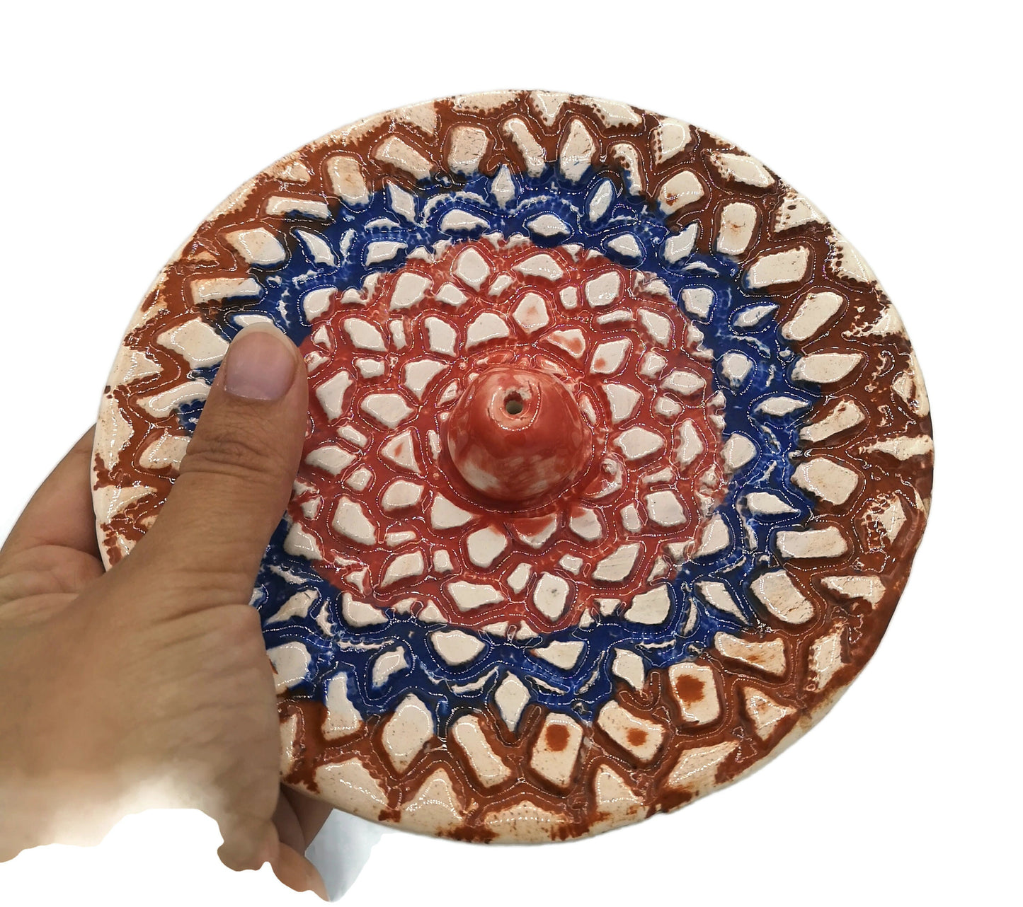 Handmade Ceramic Incense Burner, Incense Stick Holder, Best Friend Gift Ready To Ship, Clay Incense Holder, Mom Birthday Gift From Daughter - Ceramica Ana Rafael