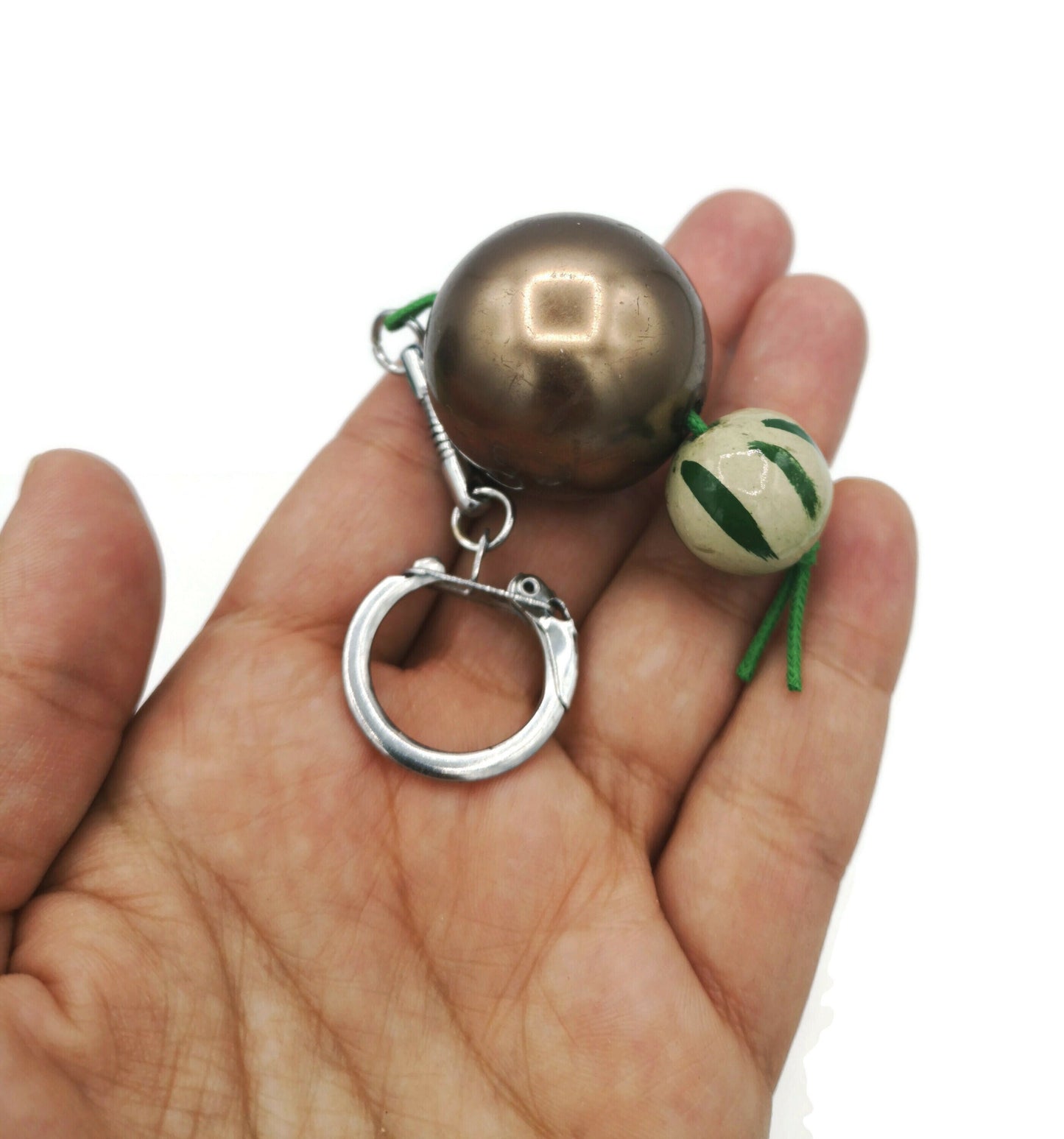 Unique Beaded Keychain For Her, Handmade Cute Mom Birthday Gift From Daughter, Stocking Stuffers - Ceramica Ana Rafael