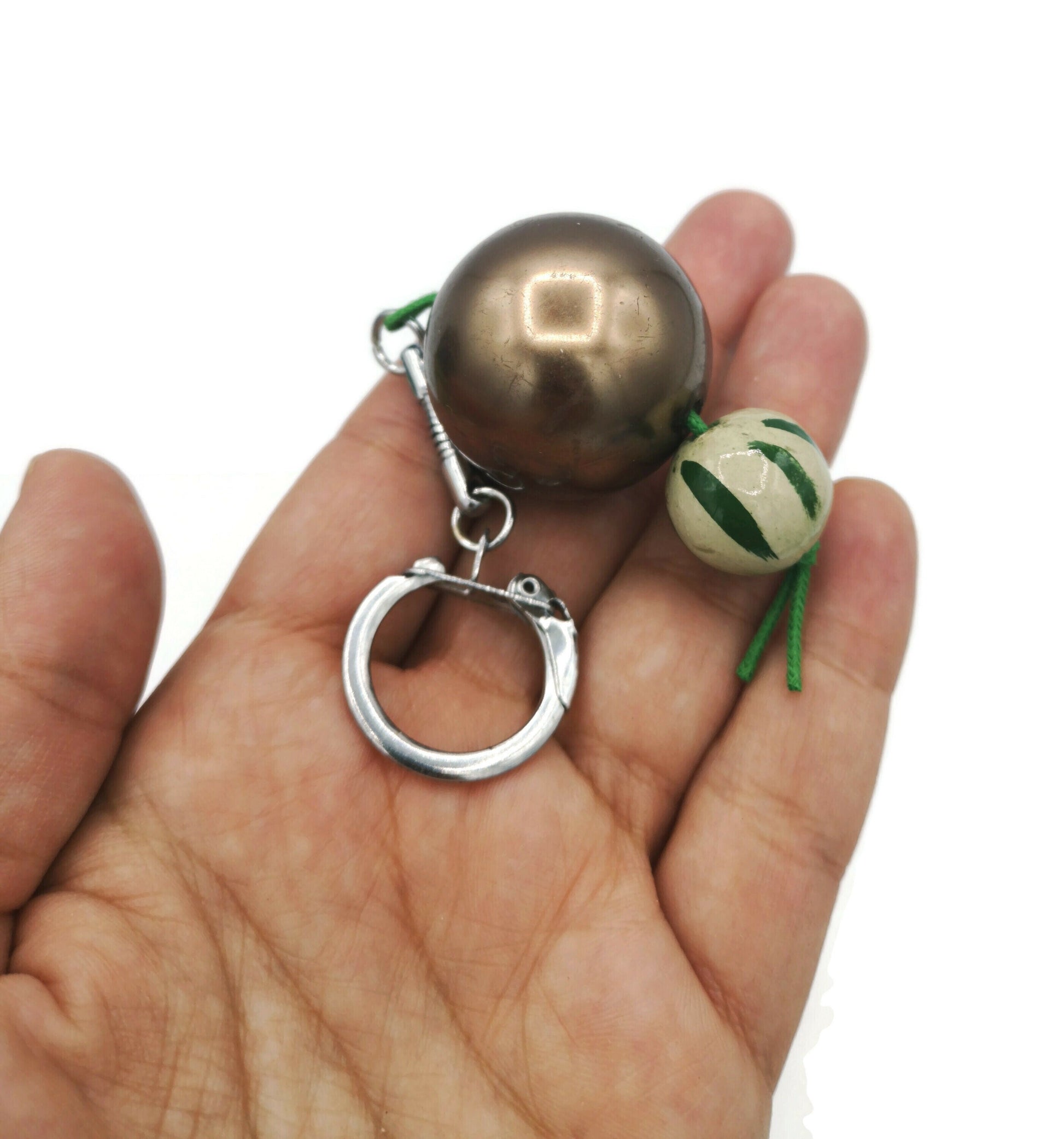 Unique Beaded Keychain For Her, Handmade Cute Mom Birthday Gift From Daughter, Stocking Stuffers - Ceramica Ana Rafael