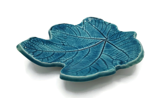 Fig Leaf Trinket Tray, Trinket Bowl, Best Sellers Mothers Day Gift For Women, Trinket Tray, Mom Birthday Gift Trending Now, Plant Mom Gift - Ceramica Ana Rafael