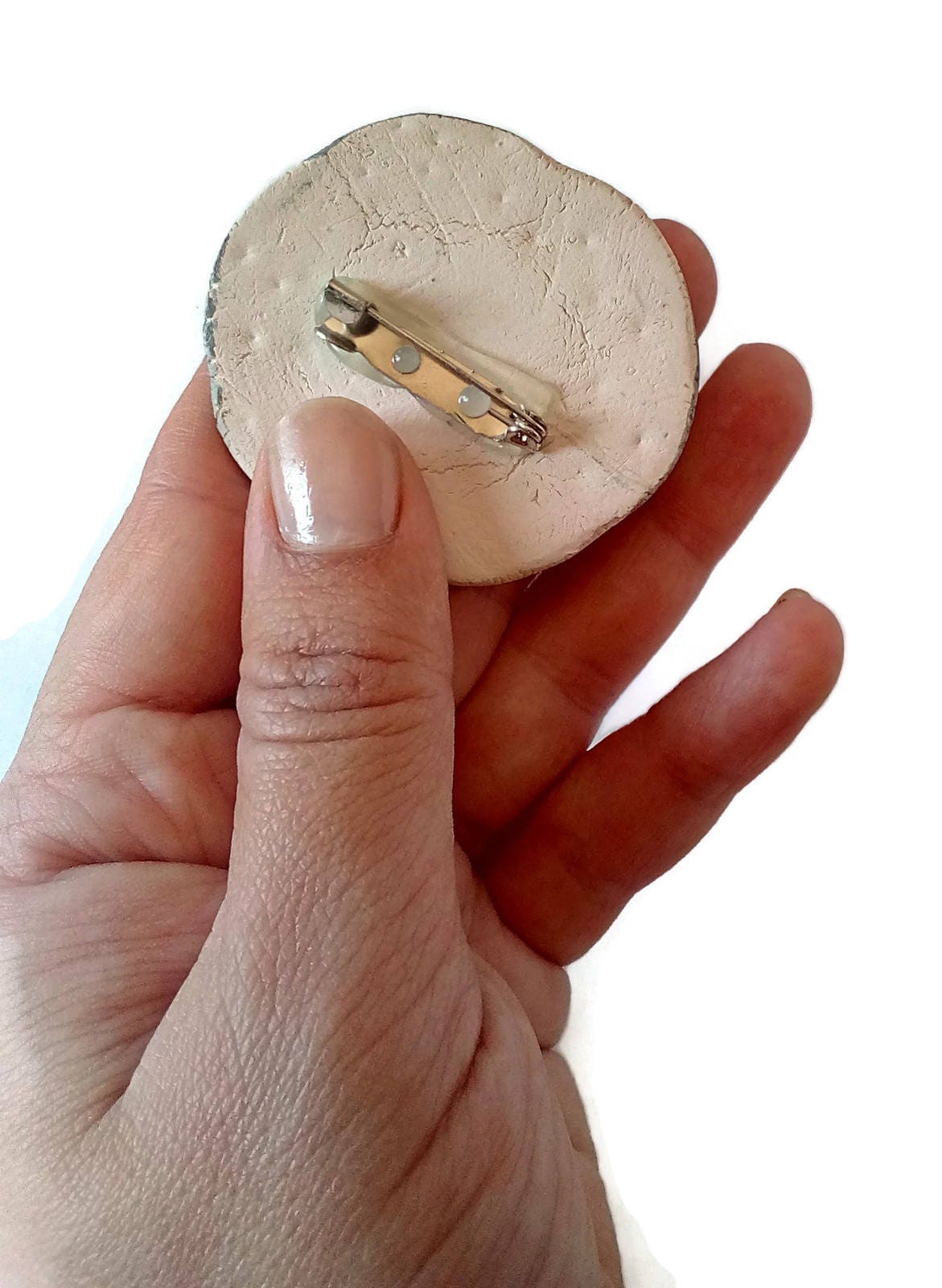 CAMEO BROOCH, ELEGANT Brooch, Small Ceramic Brooch With Victorian Look For Clothing, Unique Mothers Day Gift Brooches For Women - Ceramica Ana Rafael