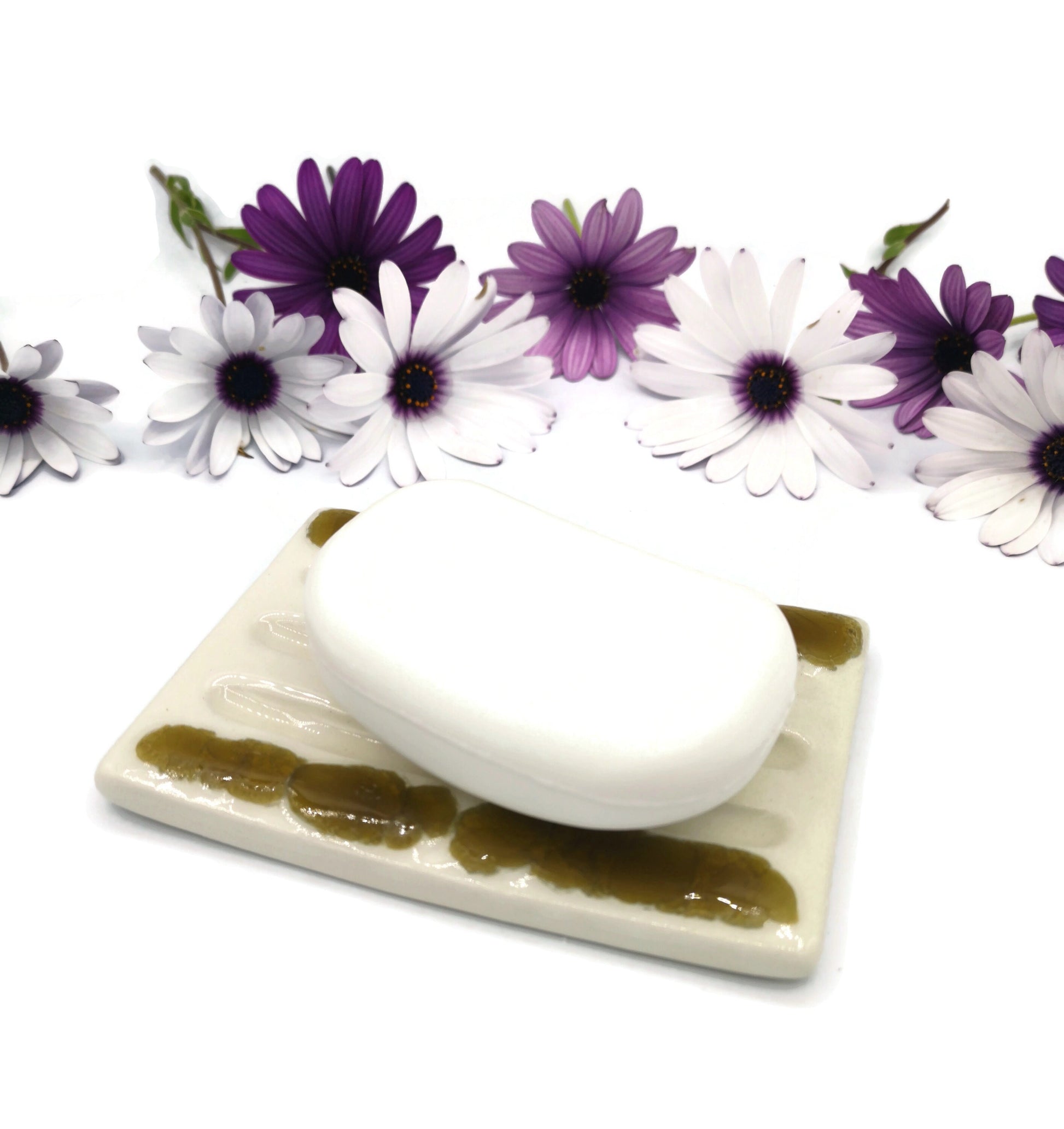 DRAINING SOAP DISH, Soap Saver, Dish Soap Dispenser, Dish Soap Bar Holder, Pottery Soap Dish, Clay Decorative Dish, Ceramic Zero Waste Soap - Ceramica Ana Rafael