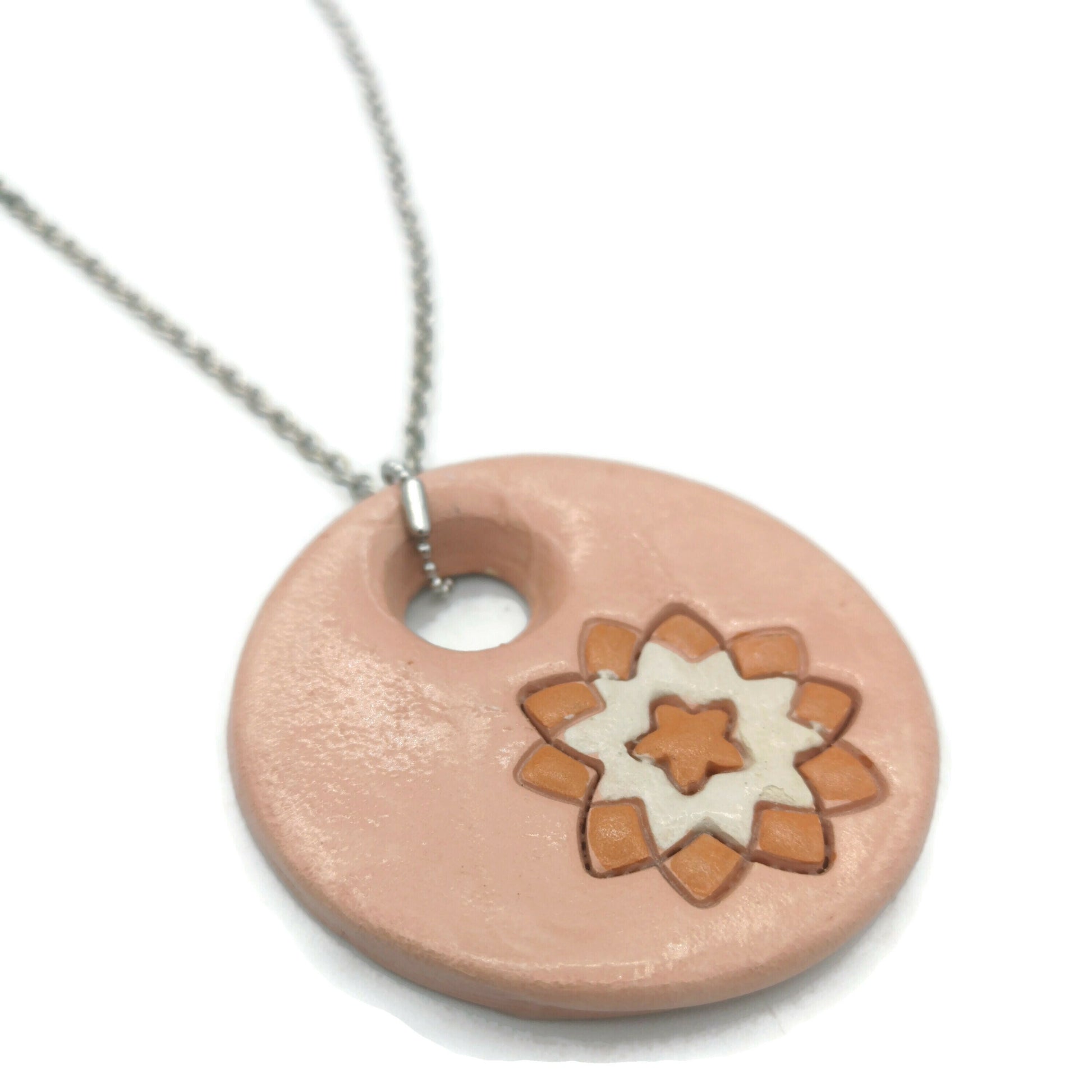 Aesthetic Necklace, Handmade Ceramic Best Gifts For Her, Best Sellers Statement Necklace Mom Birthday Gifts From Daughter, 9th anniversary - Ceramica Ana Rafael