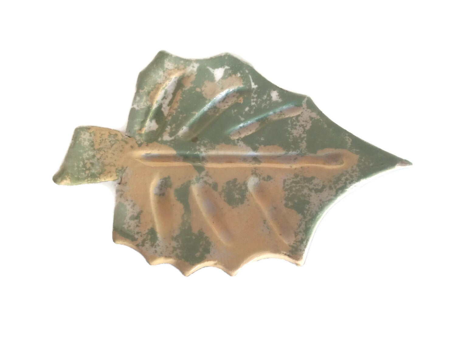 Ceramic Leaf Draining Soap Dish, Pottery Soap Dish, Soap Tray, Soap Saver, Clay Dish, Bar Soap Holder, Plant Dad Gift - Ceramica Ana Rafael