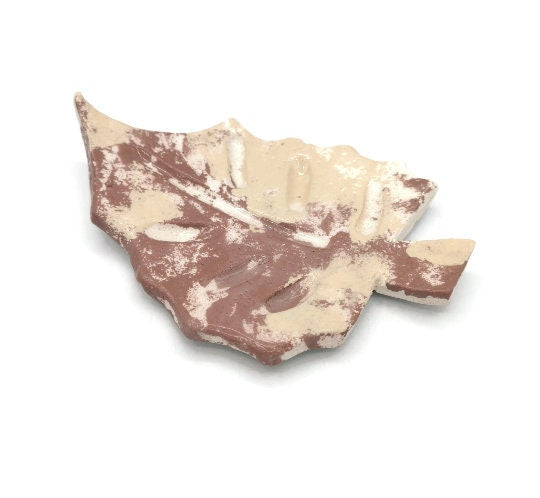 Ceramic Leaf Draining Soap Dish, Pottery Soap Dish, Soap Tray, Soap Saver, Clay Dish, Bar Soap Holder, Plant Dad Gift - Ceramica Ana Rafael