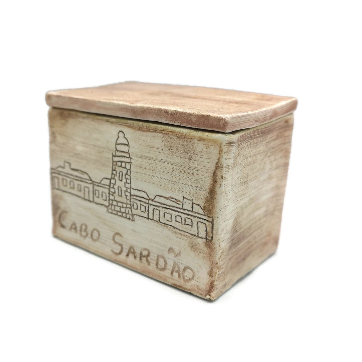 Small Jewelry Box With Lighthouse Decor for Men Christmas Gifts, Office Desk Accessories For Women, Birthday Gifts for Boyfriend - Ceramica Ana Rafael