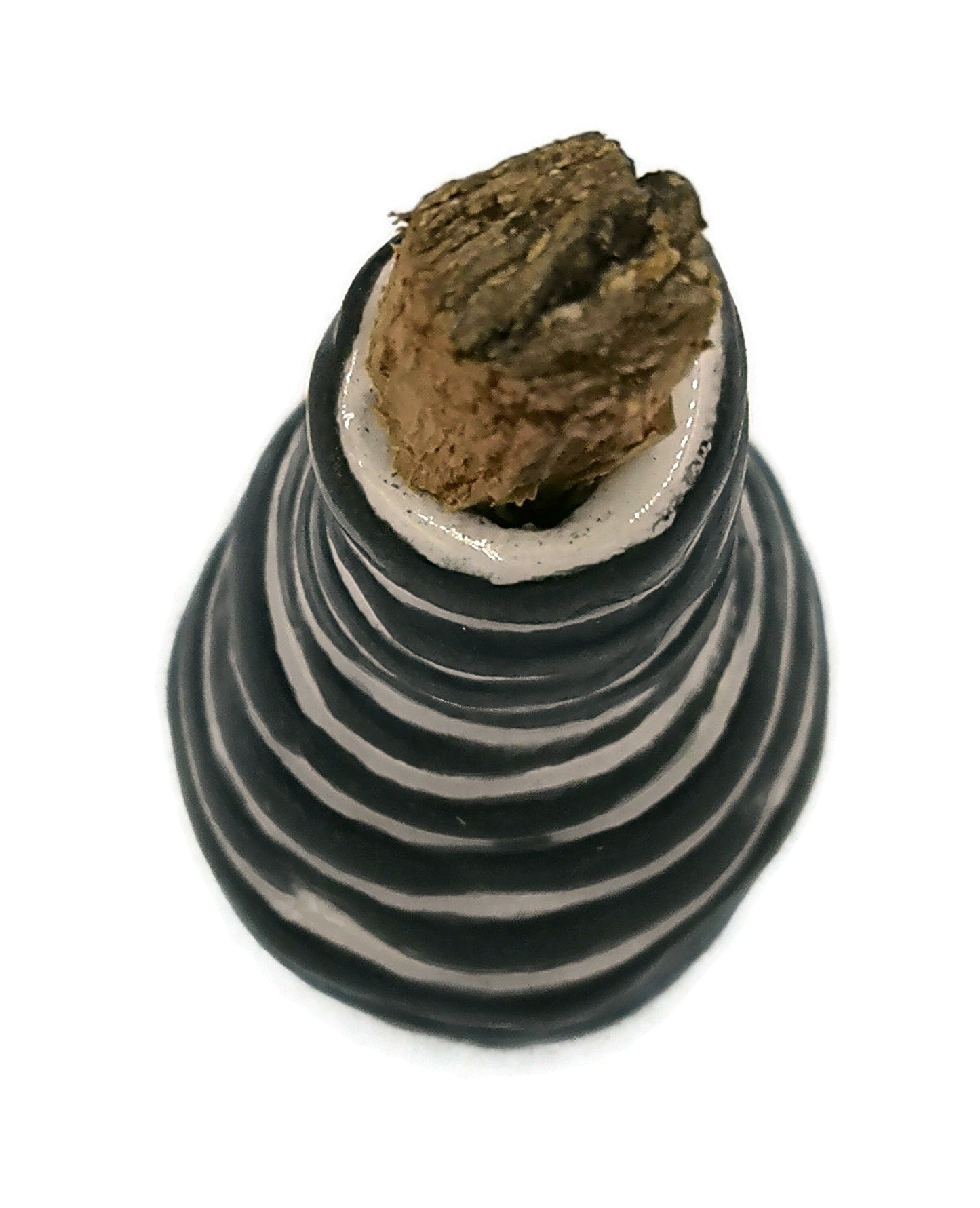 Small Ceramic Bottle With Cork Stopper, Cute Wedding Favors, Decorative Handmade Vase Mini, Unique Host Gift, Tea Party Favors - Ceramica Ana Rafael