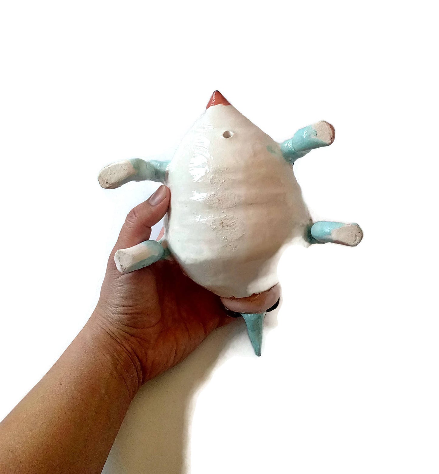 WEIRD SCULPTURE, CERAMIC Sculpture Modern, Unique 9th Anniversary Gift, Handmade Pottery Animal Figurine - Ceramica Ana Rafael