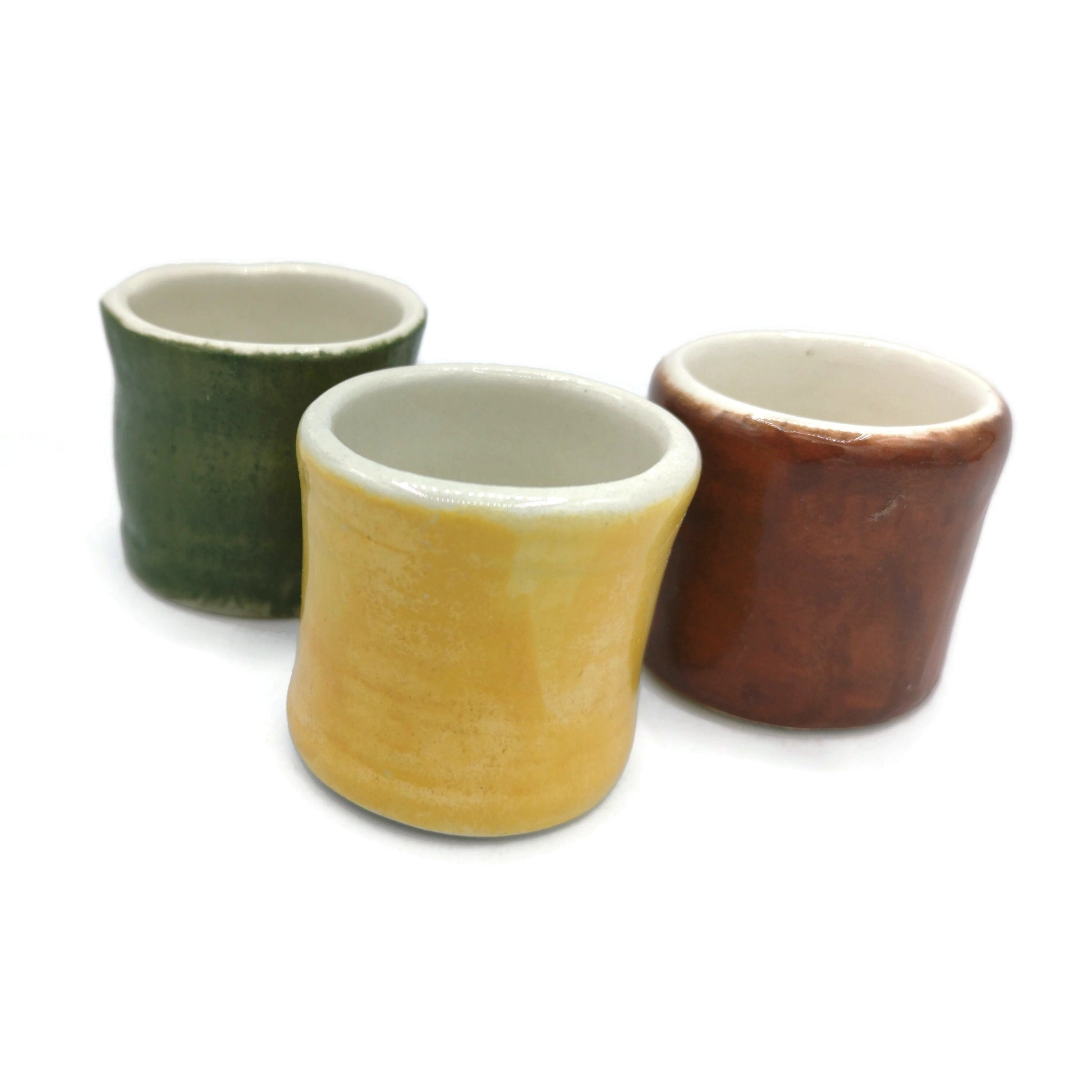 small succulent pot set, plant dad gift, handmade ceramic vase, sister birthday gifts ideas, office desk accessories for women, best - Ceramica Ana Rafael