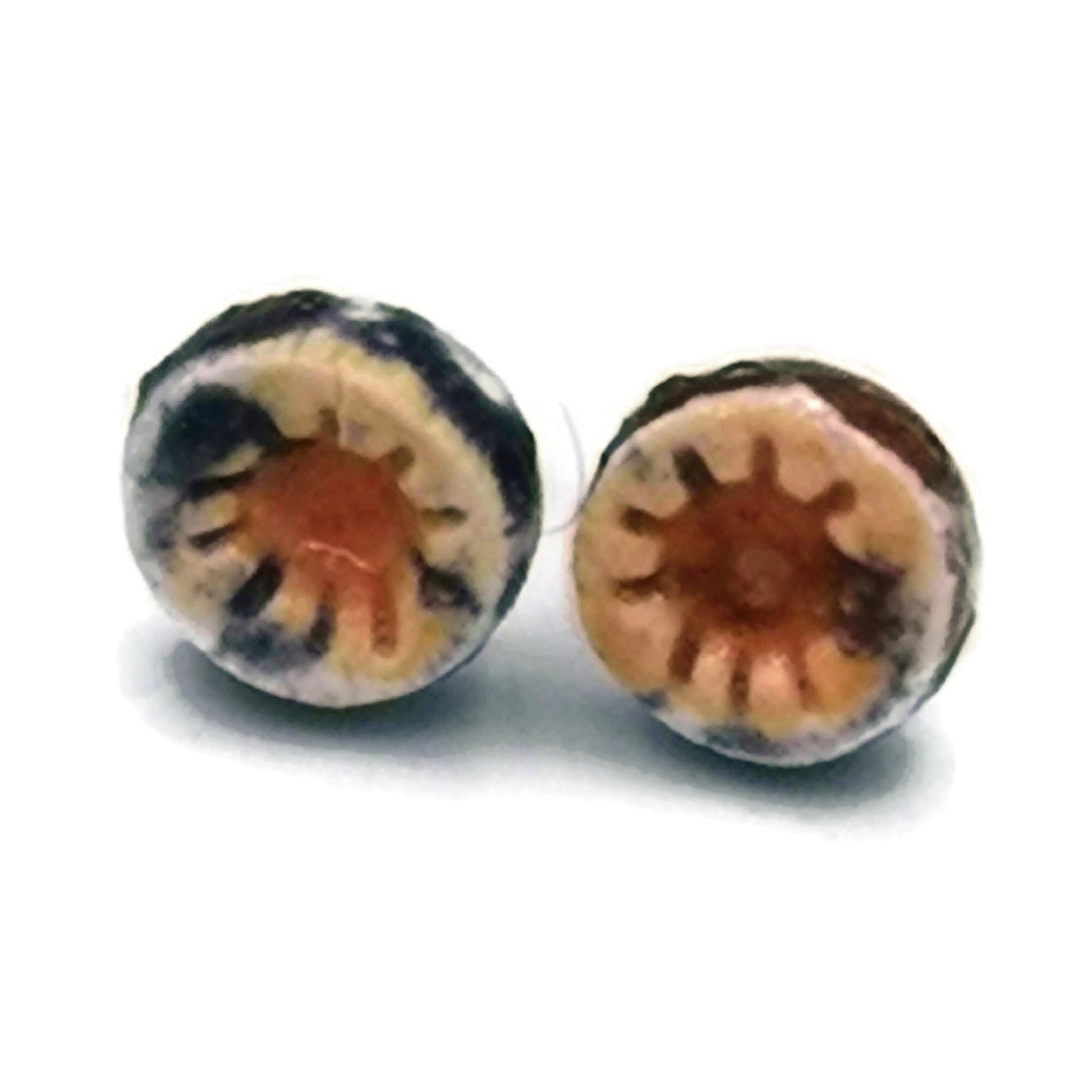 Clay Stud Earrings Unique, Dainty Earrings Best Gifts For Her, Novelty Funky Earrings, Aesthetic Minimalist Earrings Stocking Stuffers - Ceramica Ana Rafael