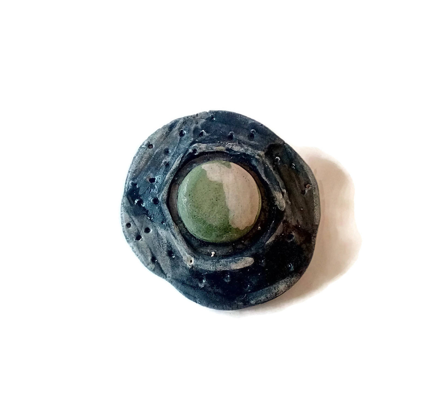 CAMEO BROOCH, ELEGANT Brooch, Small Ceramic Brooch With Victorian Look For Clothing, Unique Mothers Day Gift Brooches For Women - Ceramica Ana Rafael