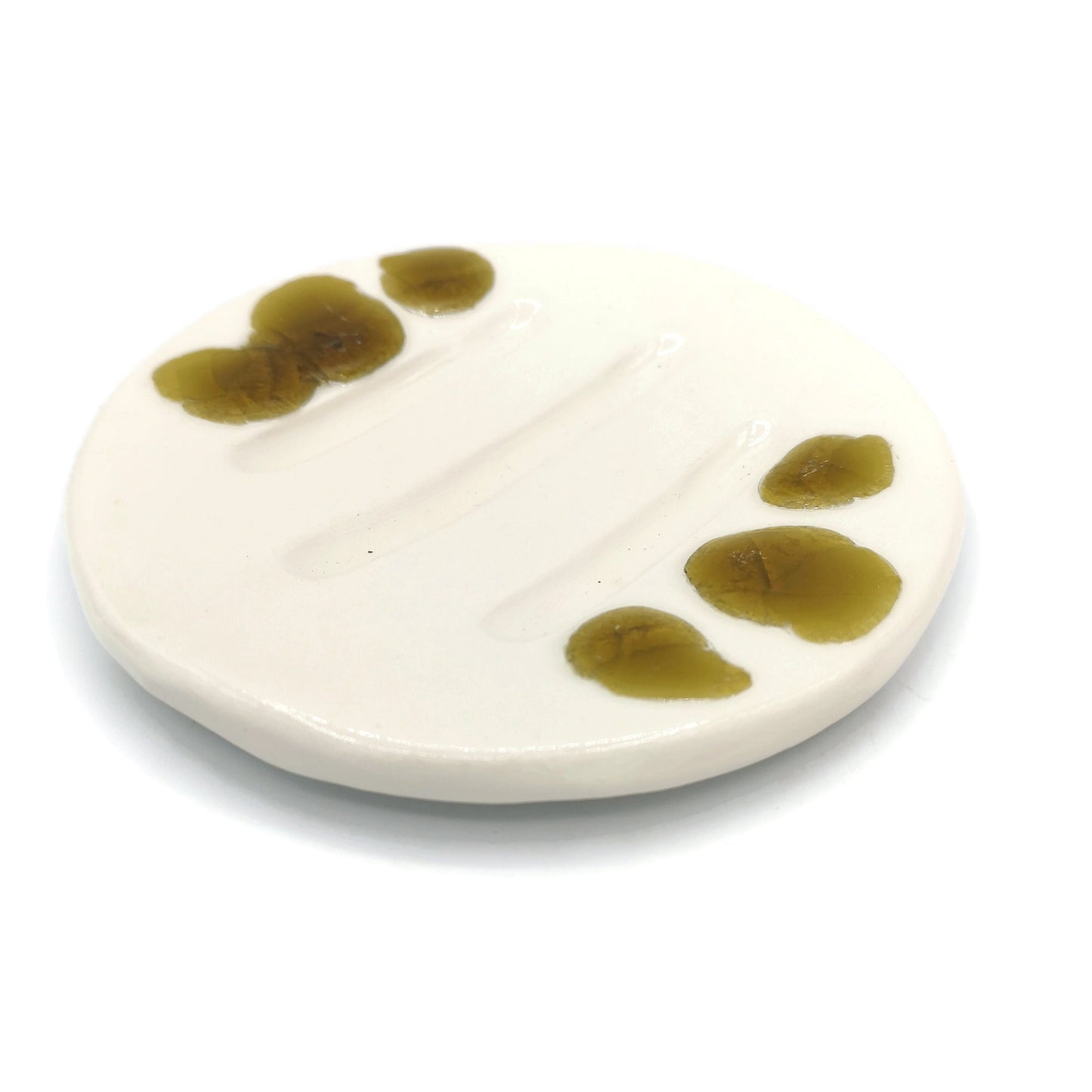 DISH SOAP DISPENSER with drain, sustainable gifts for her, sponge holder pottery, soap holder ecofriendly, zero waste, clay soap dish, best - Ceramica Ana Rafael