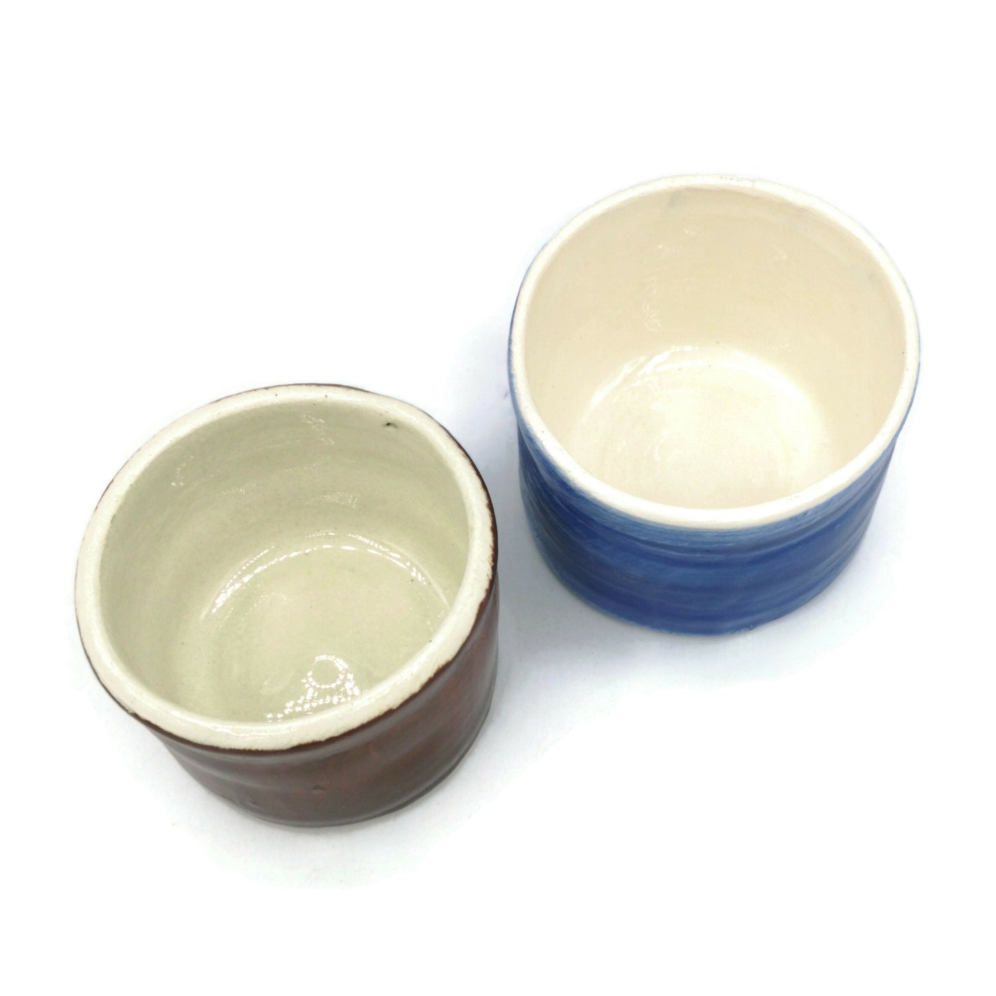 Set of 2 Handmade Ceramic Planter, Office Desk Accessories for Women Trending Now, Small Succulent Pot, Mom Birthday Gift From Daughter Vase - Ceramica Ana Rafael