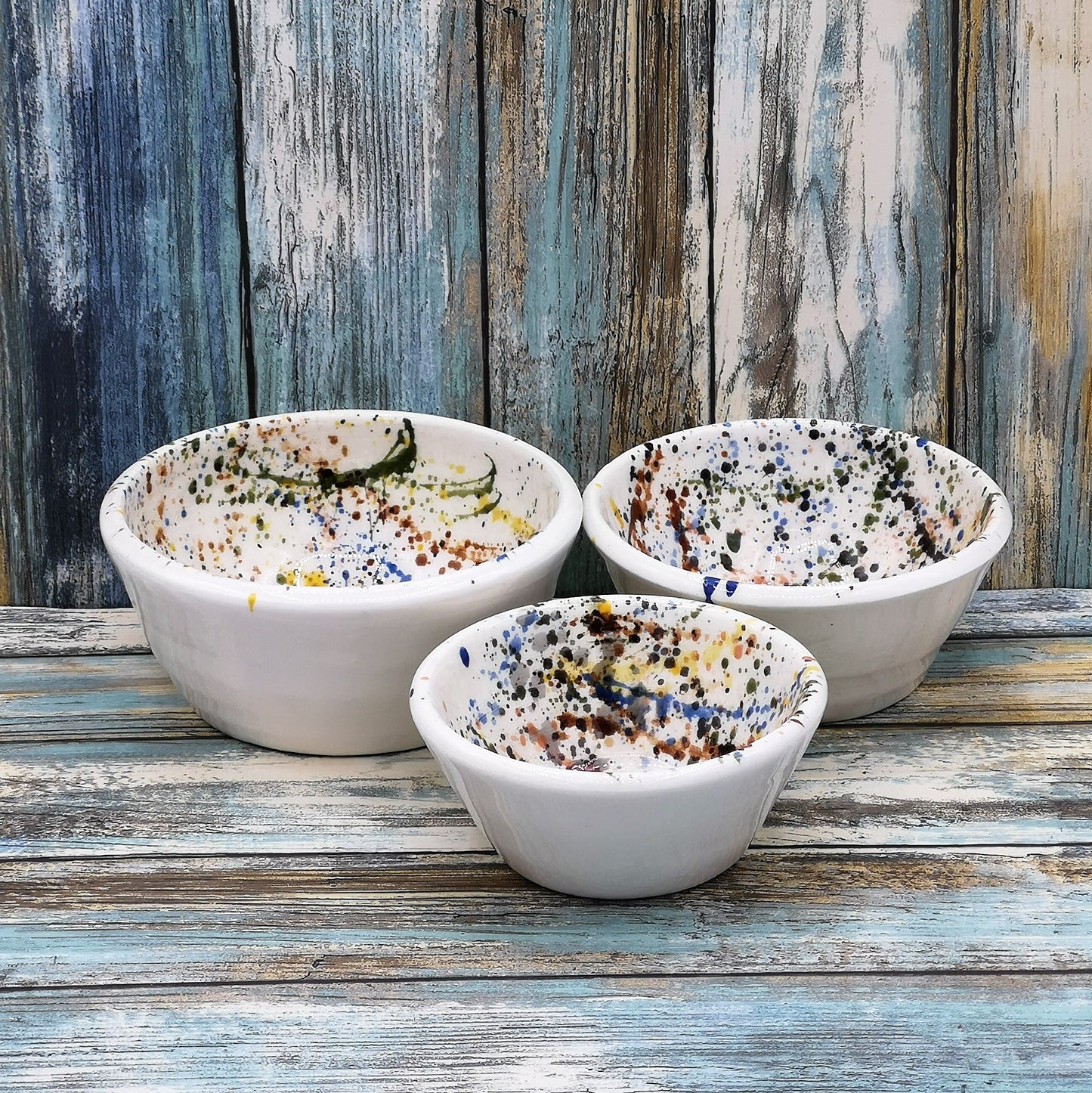 Handmade Ceramic Bowl Set Of 3, Dining Room Decor Housewarming Gift First Home, Decorative Bowl, Serving Bowl Ready To Ship - Ceramica Ana Rafael