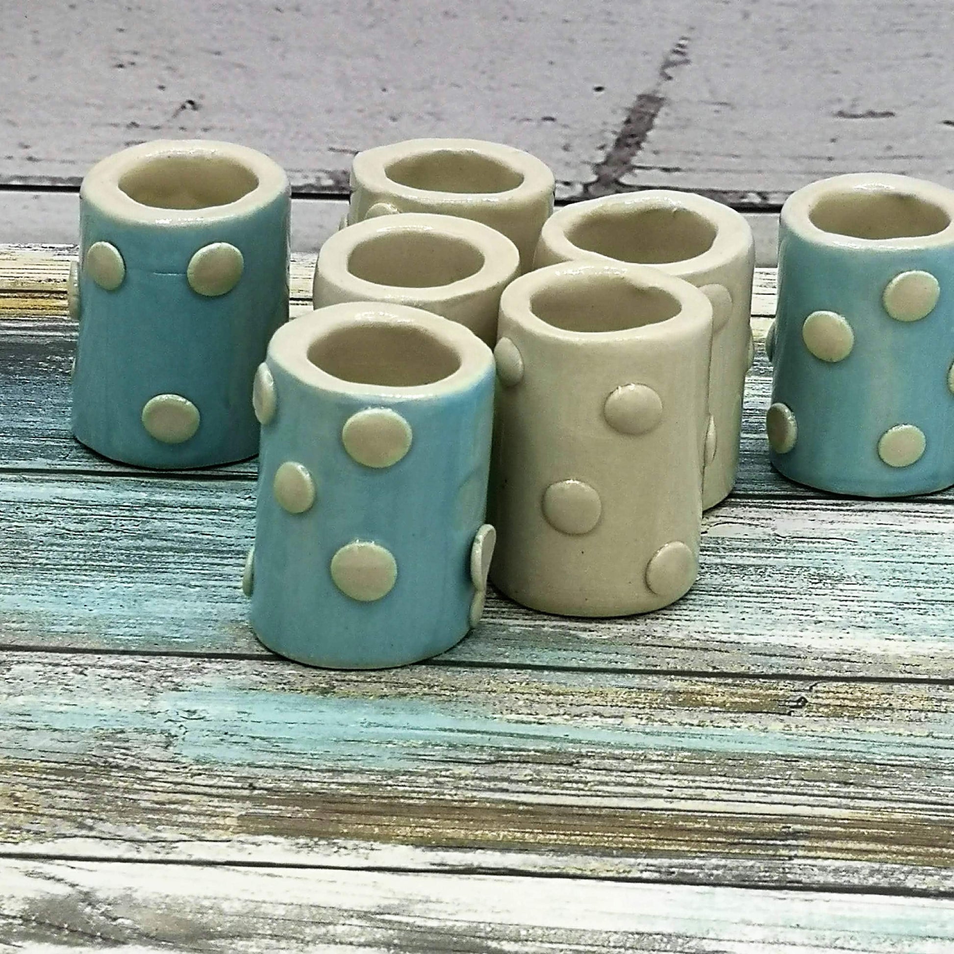 1Pc Extra Large Macrame Beads Handmade Ceramic Beads Oversized Large Hole Tube Beads - Ceramica Ana Rafael