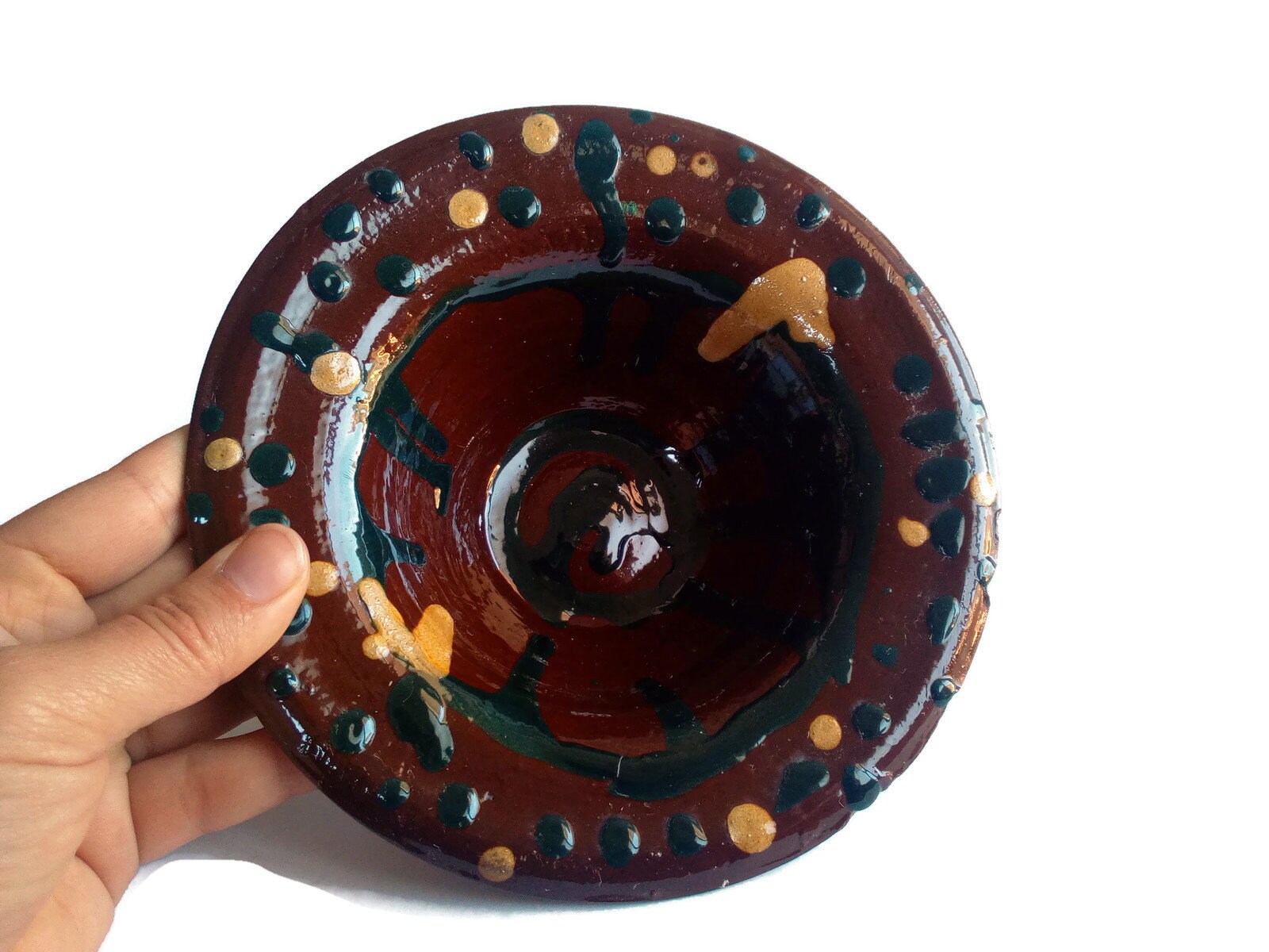 Handmade Ceramic Bowl, Decorative Bowl, Dad Birthday Gift From Daughter, Trinket Bowl Hand Thrown Clay Bowl, Key Bowl, Shaving Bowl - Ceramica Ana Rafael