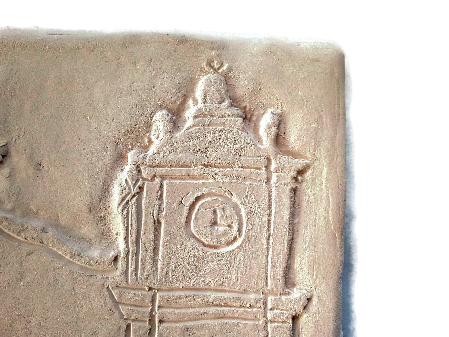 BLANK CERAMIC TILES, Portuguese Church high relief Tile, Decorative Art Tiles U Paint, Unpainted Ceramic Bisque Ready To Paint - Ceramica Ana Rafael