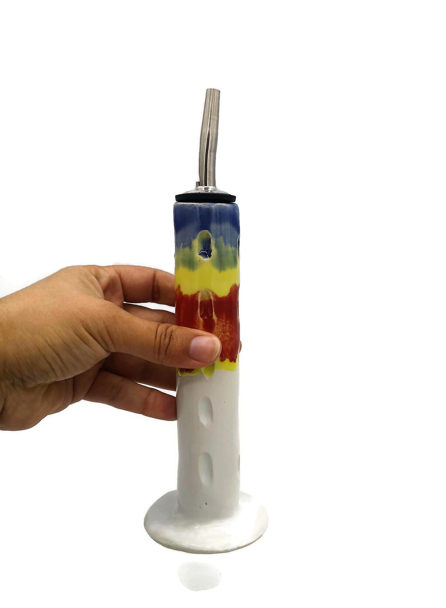 CONDIMENT BOTTLES, CERAMIC Bottle For Oil, Handmade Portuguese Pottery Olive Oil Dispenser, Cooking Gifts For Men, Bottle With Stopper - Ceramica Ana Rafael