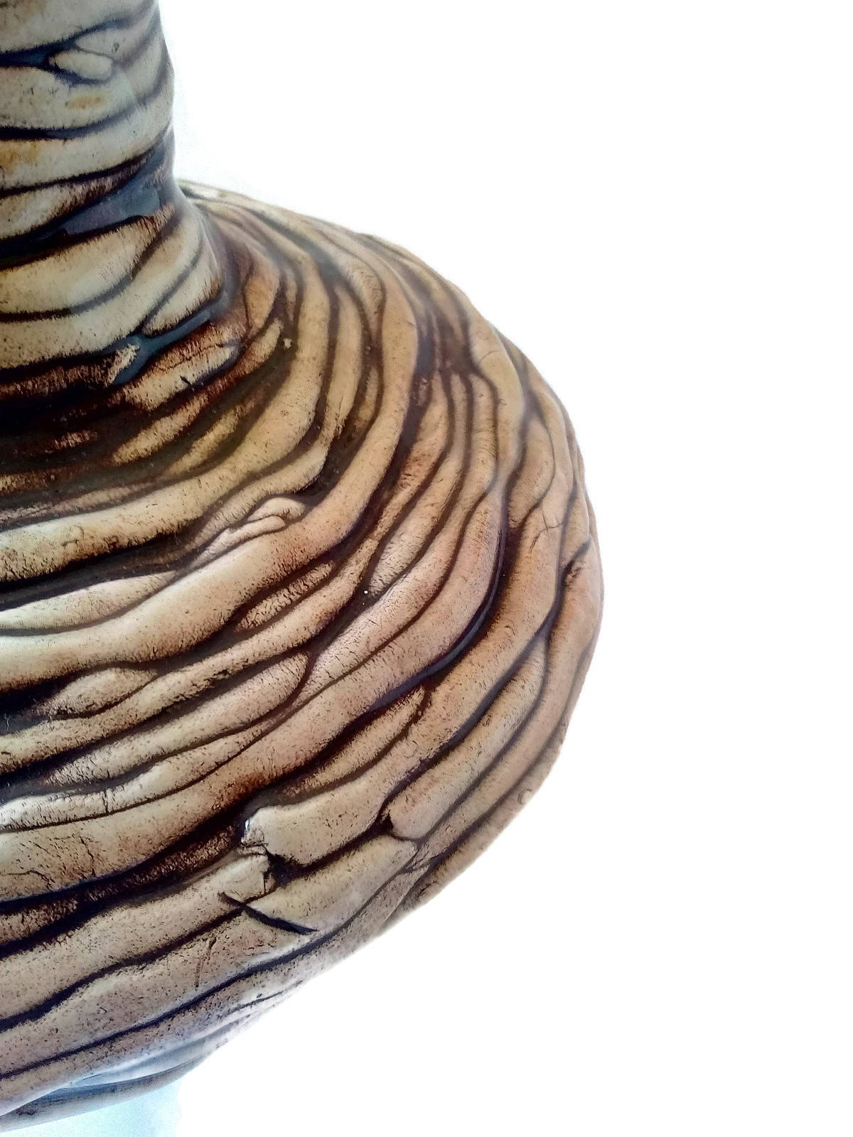 Handmade Pottery Sculptural Bud Vase, Decorative Objects Best Gifts For Him, Organic Ceramic Vase Textured, 9yh Anniversary Gift For Wife - Ceramica Ana Rafael