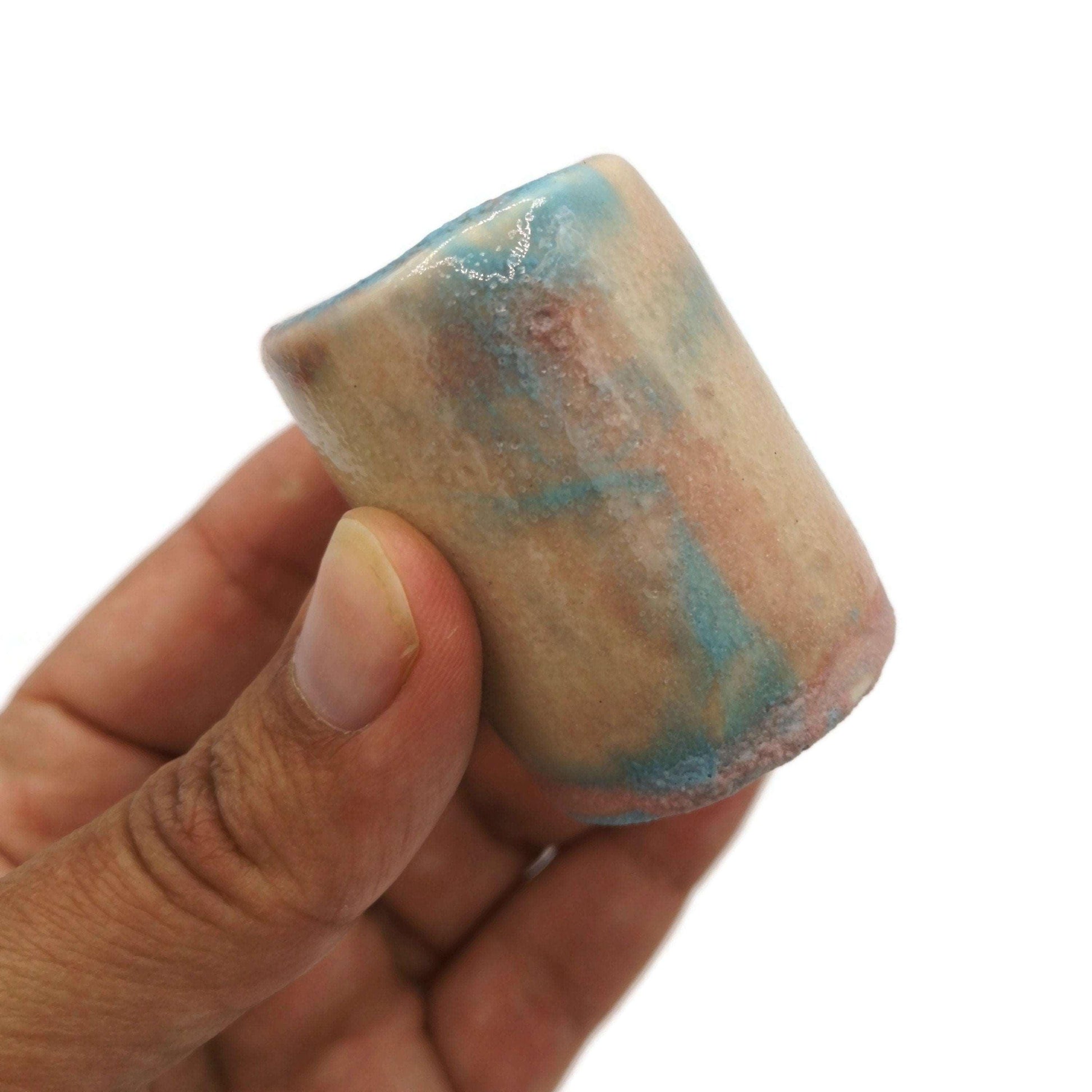 1Pc Extra Large Macrame Beads Handmade Ceramic Beads Oversized Large Hole Tube Beads