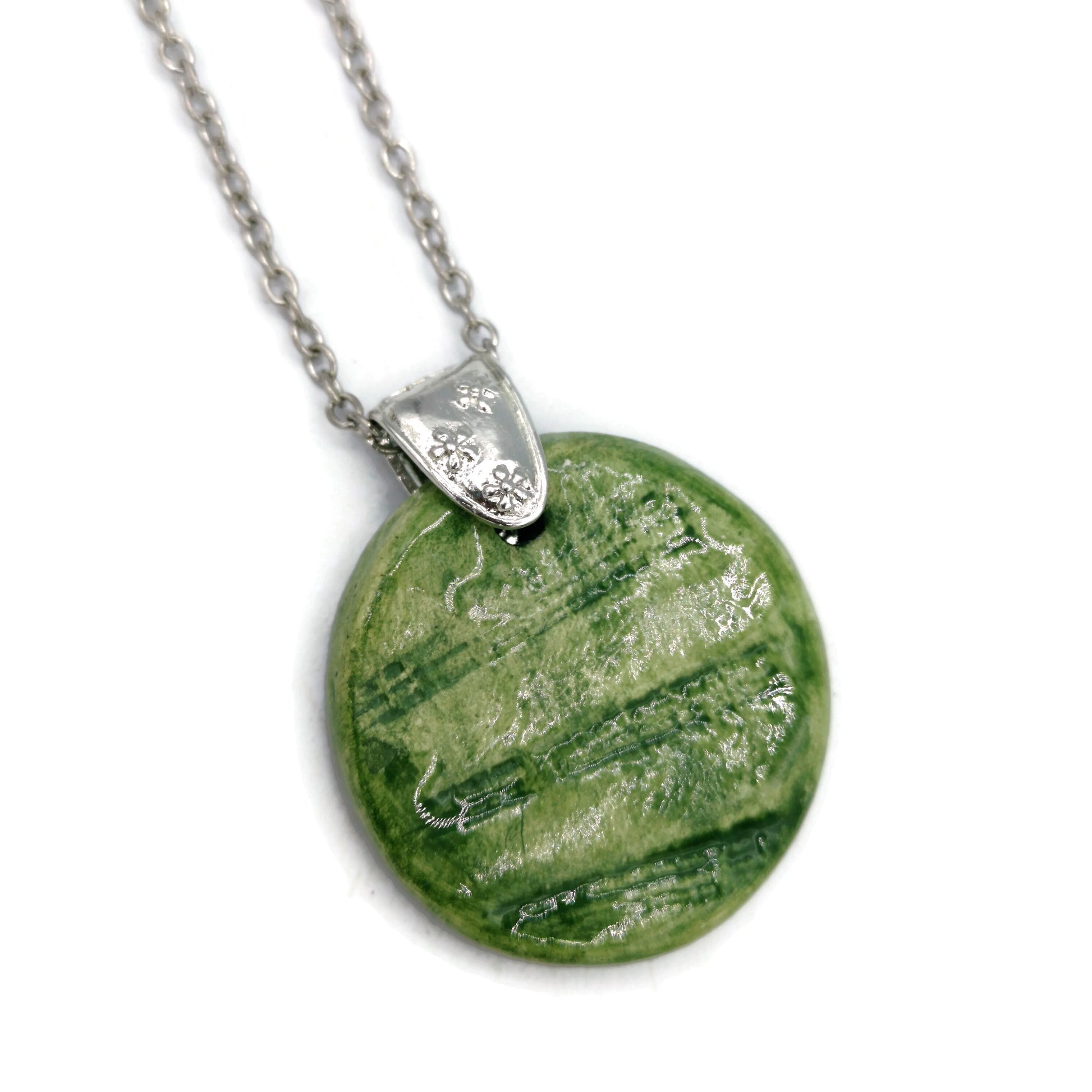 Short Necklace Pendant for Women, Aesthetic Best Jewelry Gifts For Her, Mom Birthday Gift From Daughter - Ceramica Ana Rafael