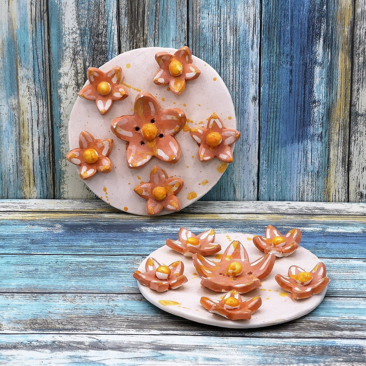 HANDMADE CERAMIC BUTTON Wall Decor For Craft Or Sewing Room Decor, Best Gifts For Her On Mothers Day - Ceramica Ana Rafael