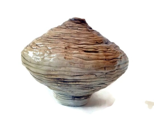 Handmade Ceramic Vase, Irregular Shape Bud Vase, Minimalist Flower Vase, Boho Vase Large Pottery Vase, Abstract Sculpture, Decorative Object - Ceramica Ana Rafael