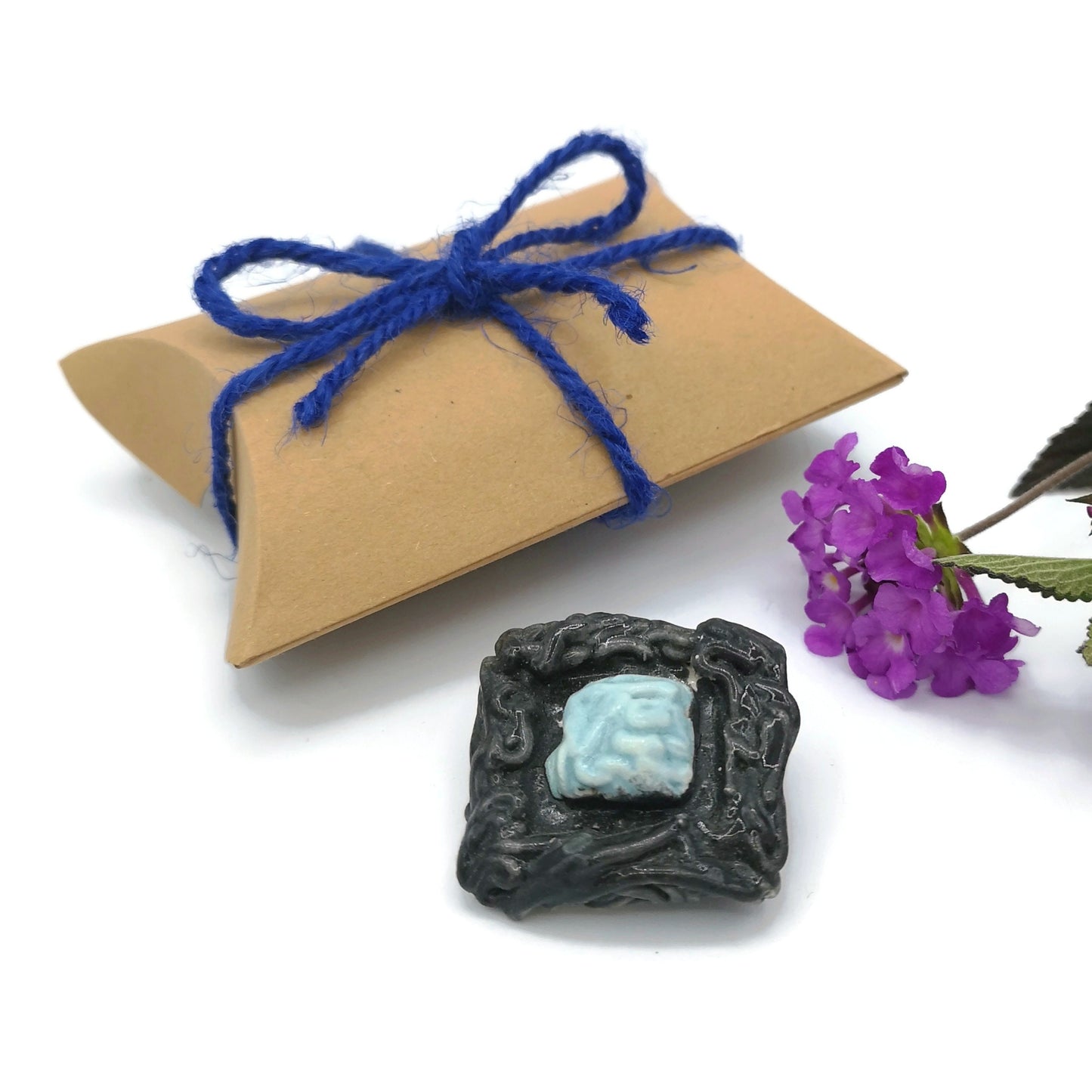 Clay Brooch Pin For Women, Mothers Day Gift For Grandma, Handmade Ceramic Jewelry Cameo Brooch, Best Sellers Mom Birthday Gift From Daughter - Ceramica Ana Rafael