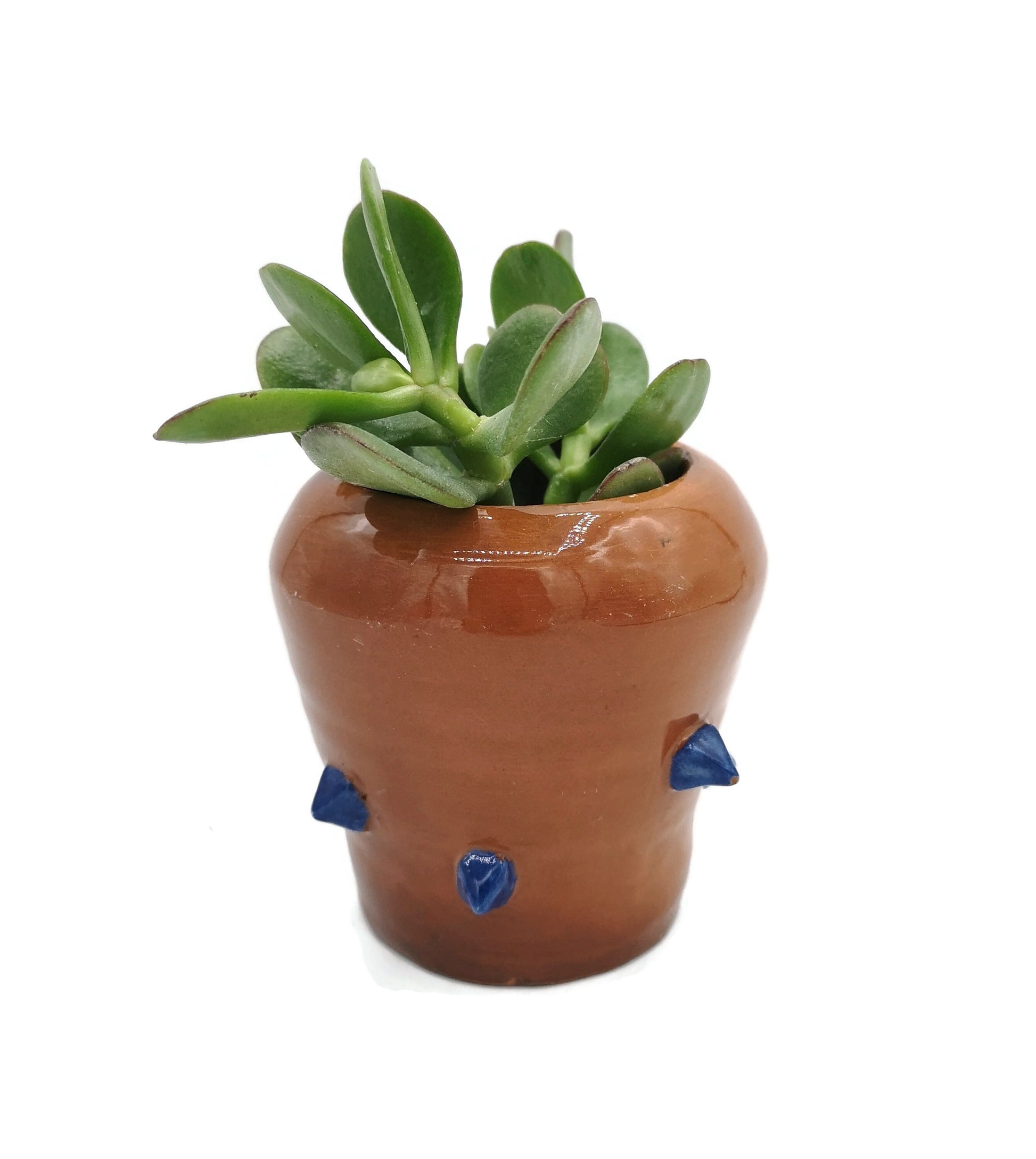 terracotta pot for succulent, modern ceramic vase handmade pottery, Best Gifts For Him, Mom Birthday Gift From Daughter Small Utensil Holder - Ceramica Ana Rafael