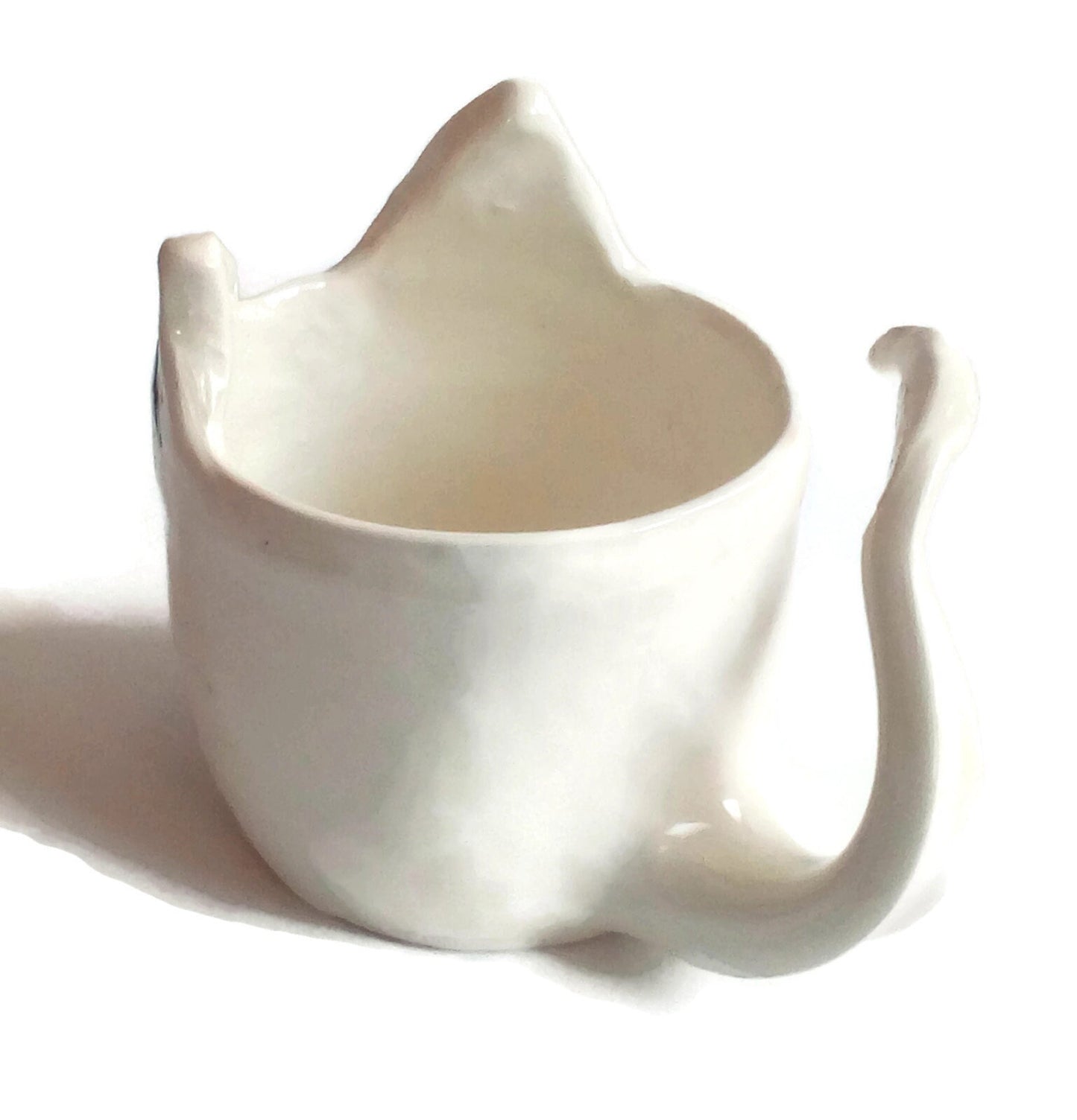 CAT PLANTER POT, Cat Succulent Planter, Cute Animal Cactus Planter, Unique Cat Lover Gift - Ceramica Ana Rafael