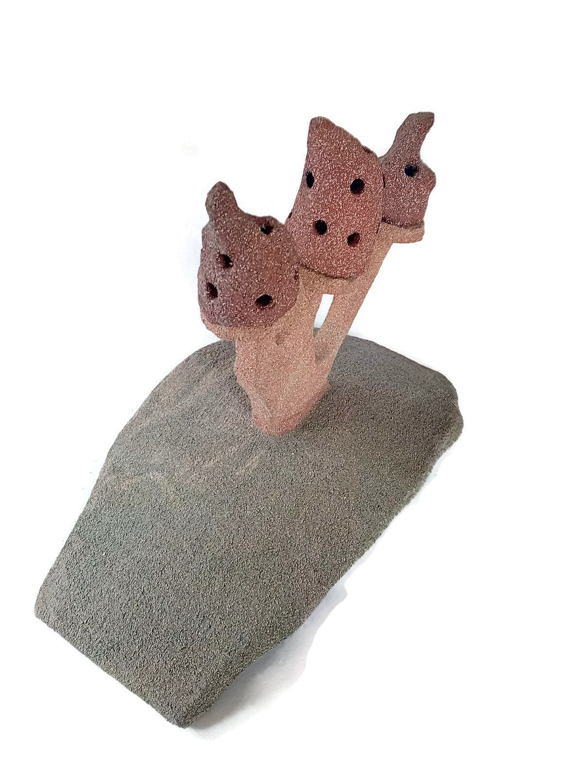 handmade ceramic mushroom sculpture, weird office desk accessories for women, mushroom lovers gift, best sellers, unique wedding gift couple - Ceramica Ana Rafael