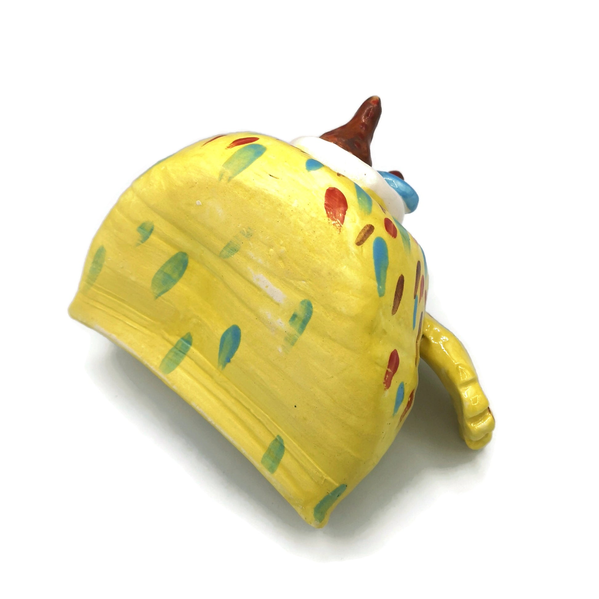 CERAMIC FIGURINE, CHICKEN Sculpture For Table Farmhouse Decor, Handmade Pottery Clay Bird Chicken Lover Gift - Ceramica Ana Rafael