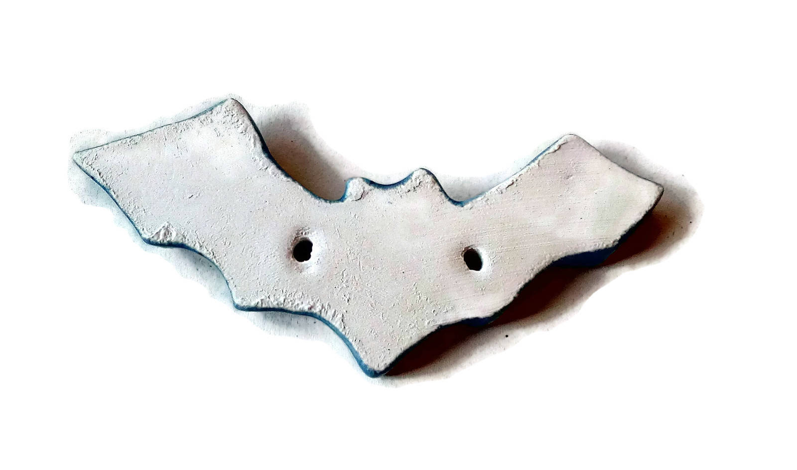 NOVELTY BUTTONS, HALLOWEEN Buttons, Set Of 3 Large Bat Sewing Buttons, Handmade Ceramics Gifts For Her, Handmade Pottery - Ceramica Ana Rafael