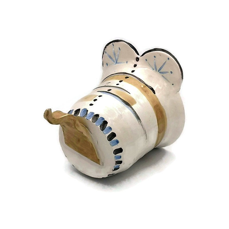 Handmade Ceramic Weird Sculpture, Clay Sculpture Art Best Gifts For Him, Modern Animal Figurine Office Desk Accessories For Men, Best Seller - Ceramica Ana Rafael