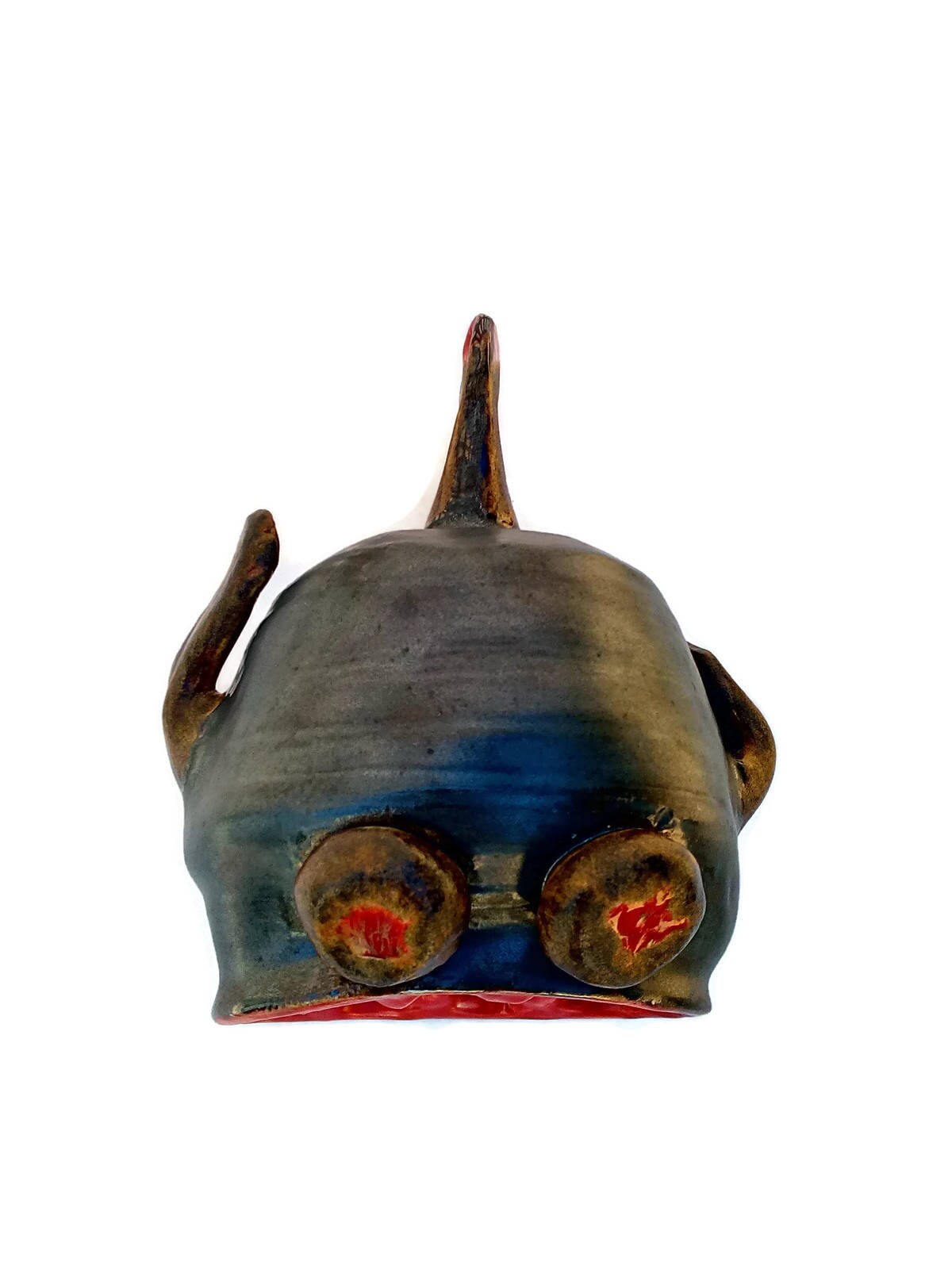 CERAMIC SCULPTURE, FISH Art, Animal Figurine, Modern Clay Sculpture For Table, Contemporary Art, Housewarming Gift First Home - Ceramica Ana Rafael