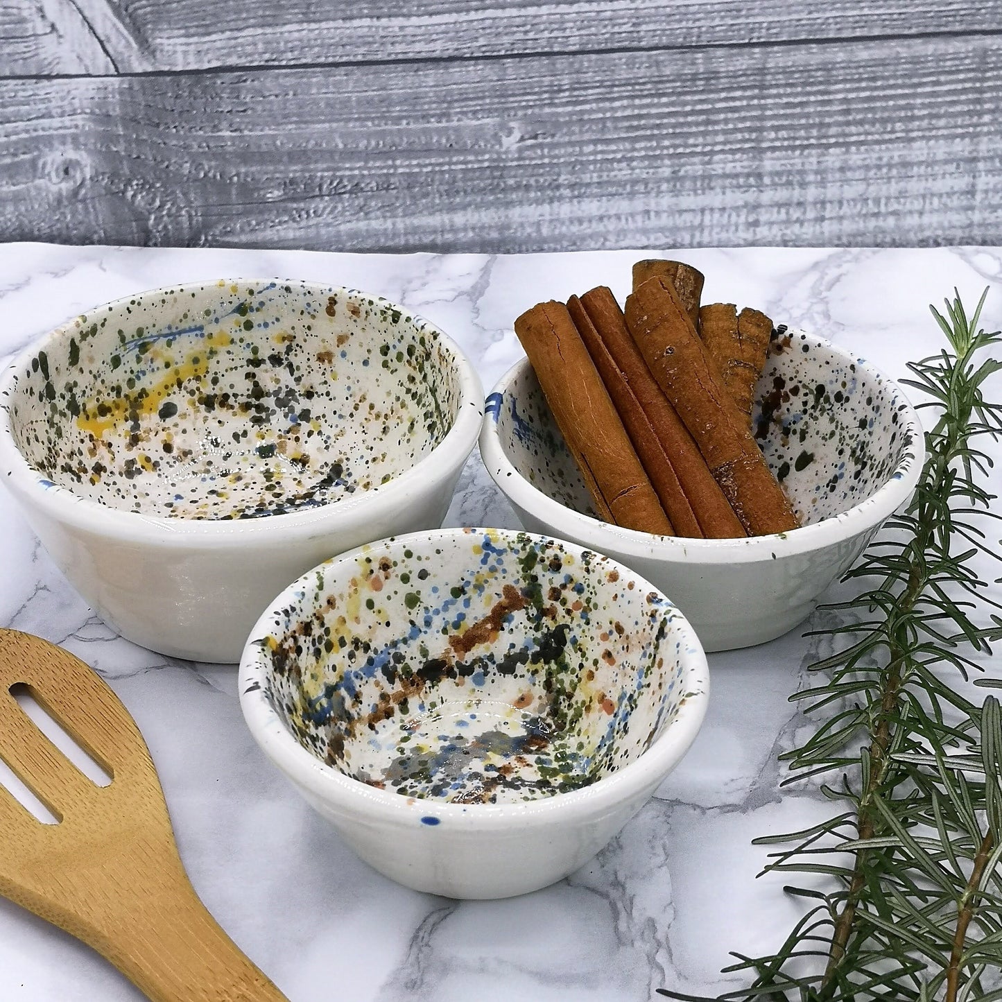Handmade Ceramic Bowl Set Of 3, Dining Room Decor Housewarming Gift First Home, Decorative Bowl, Serving Bowl Ready To Ship - Ceramica Ana Rafael