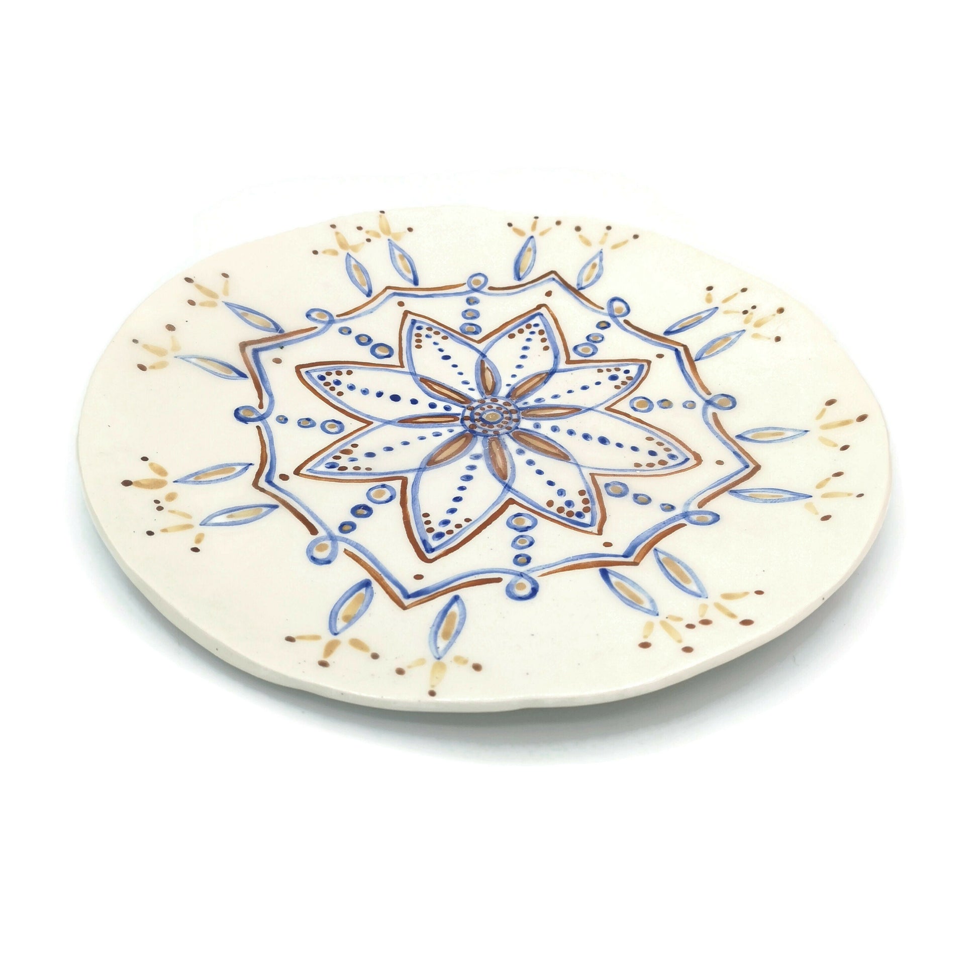 Large Ceramic Plates, Portuguese Pottery Plate, Mothers day gift From Daughter, Best Gifts For Her, Mom Birthday Gift For Women - Ceramica Ana Rafael