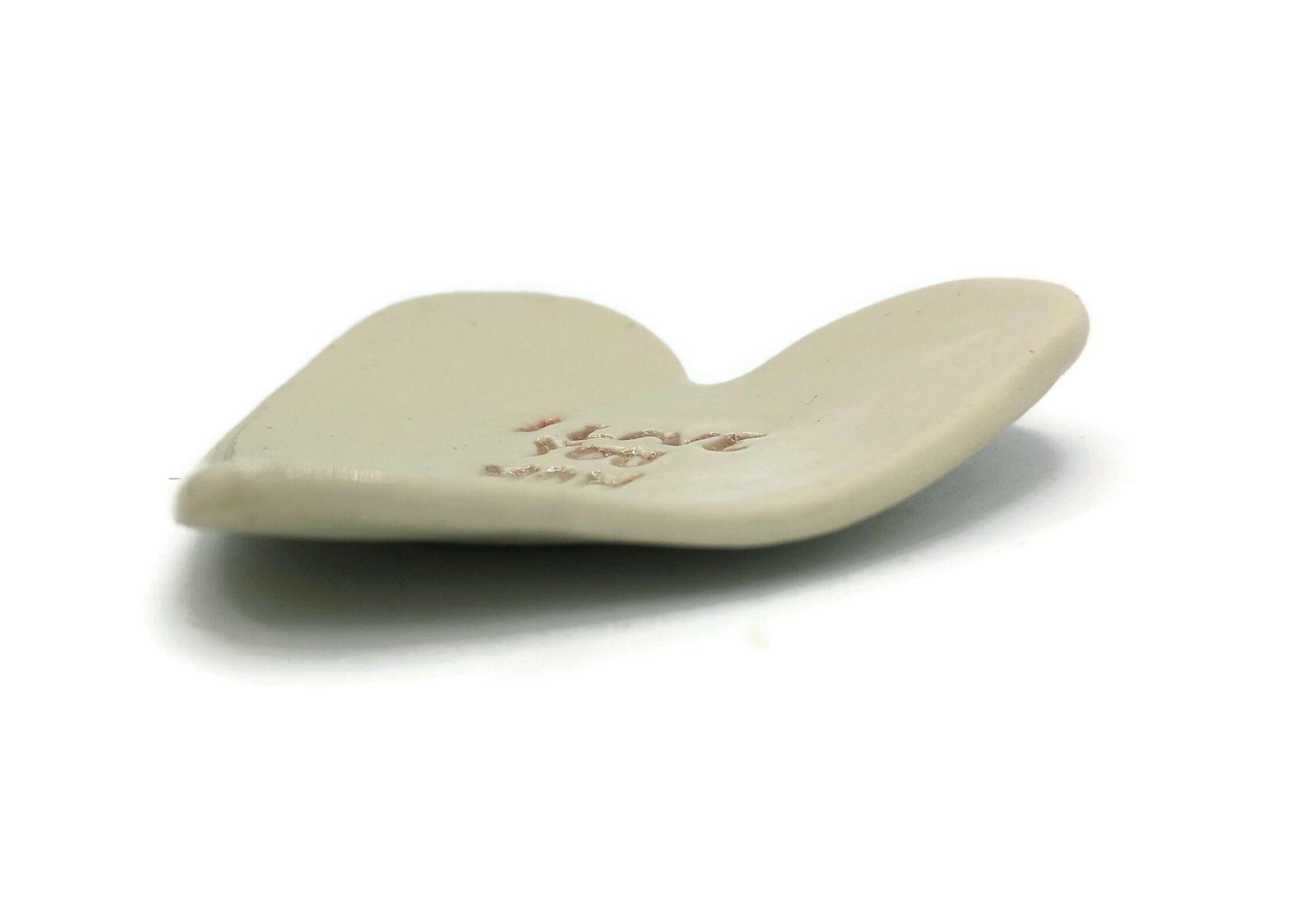 Ceramic Ring Dish Heart Shaped, Mothers Day Gift From Son, Mother in Law Gift, Best Sellers I Love You Mom Birthday Gift, Relish Didh - Ceramica Ana Rafael