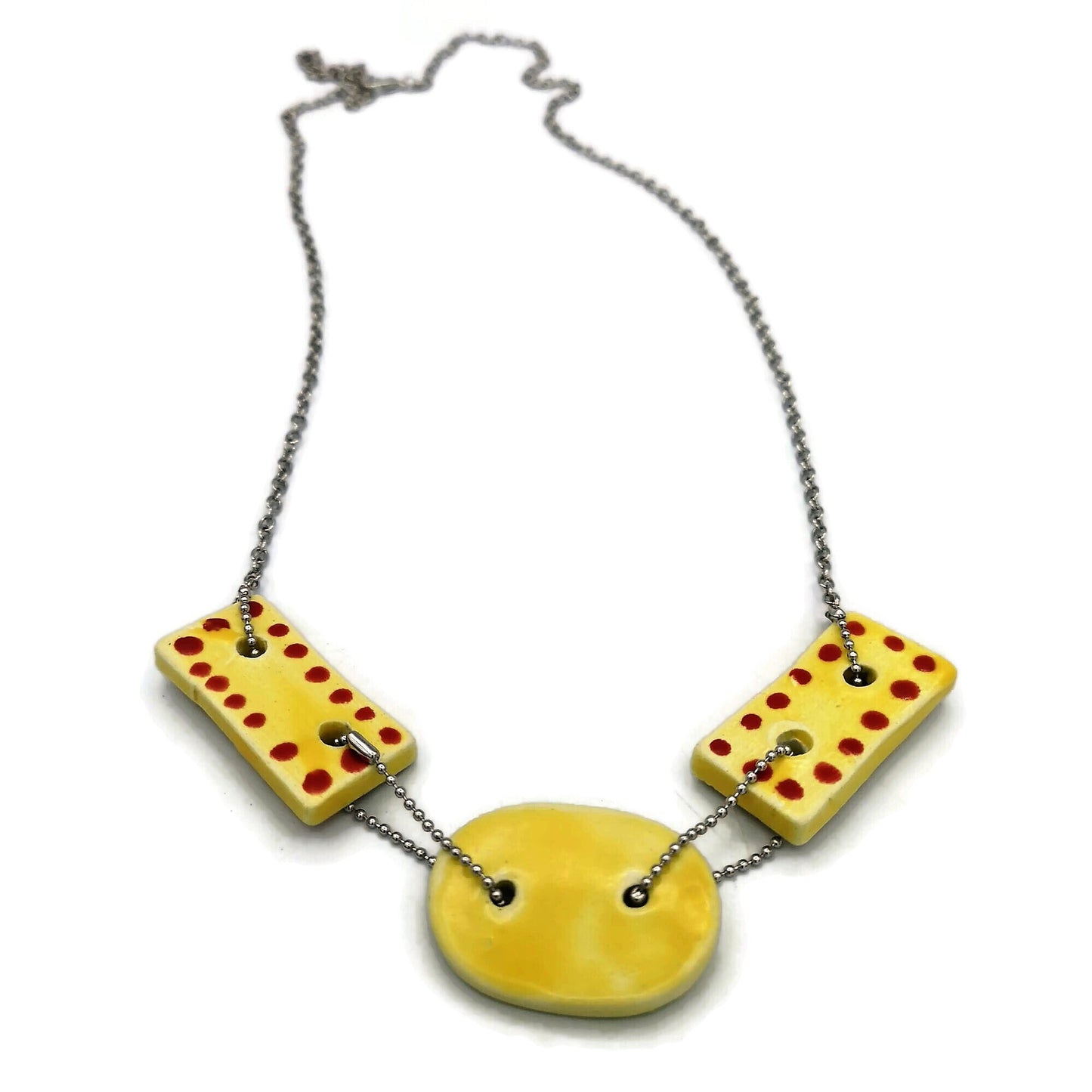 Satement Necklace Pendant Necklace, Trendy Boho Best Gifts For Her, Bohemian Aesthetic Necklace For Mom Birthday Gift From Daughter - Ceramica Ana Rafael