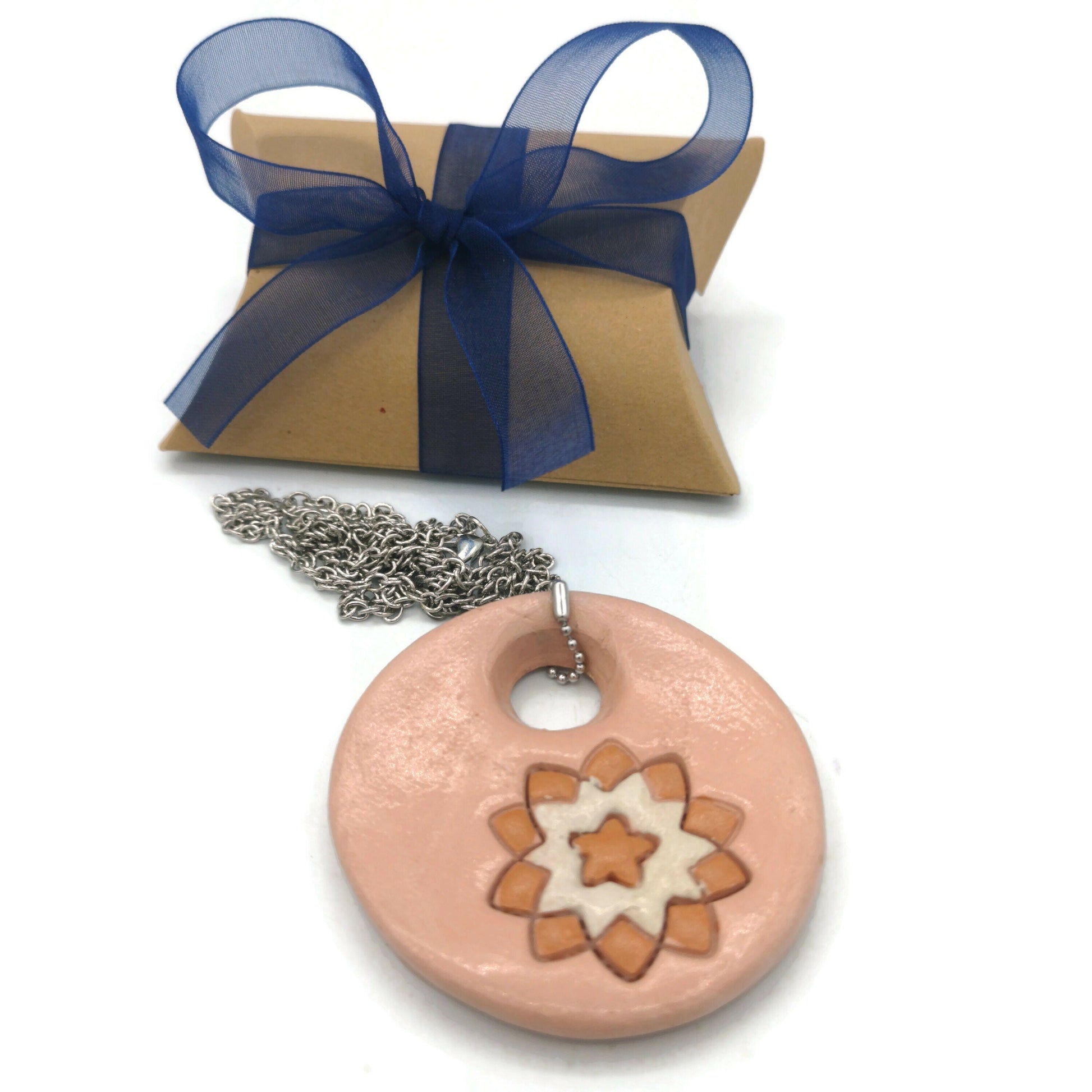 Aesthetic Necklace, Handmade Ceramic Best Gifts For Her, Best Sellers Statement Necklace Mom Birthday Gifts From Daughter, 9th anniversary - Ceramica Ana Rafael