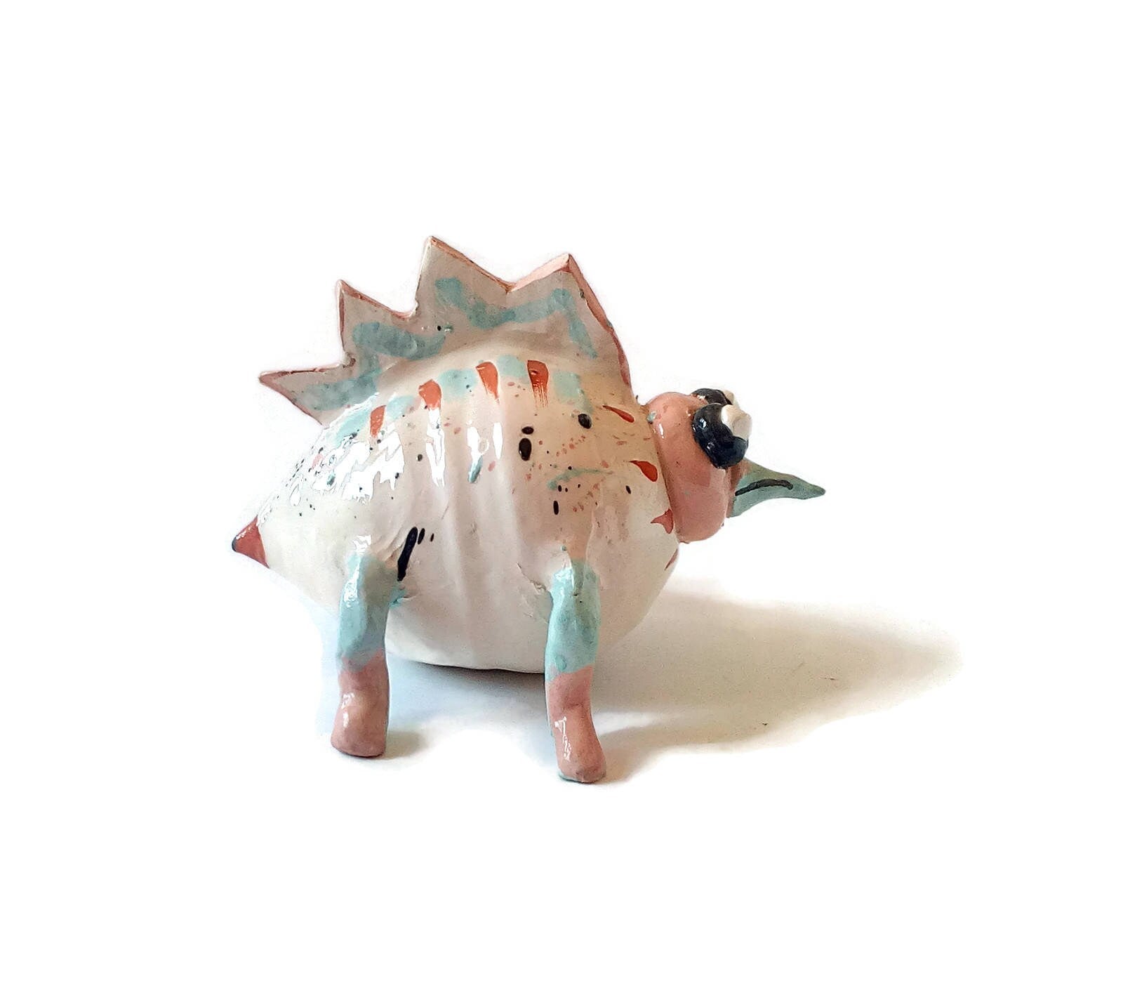 WEIRD SCULPTURE, CERAMIC Sculpture Modern, Unique 9th Anniversary Gift, Handmade Pottery Animal Figurine - Ceramica Ana Rafael